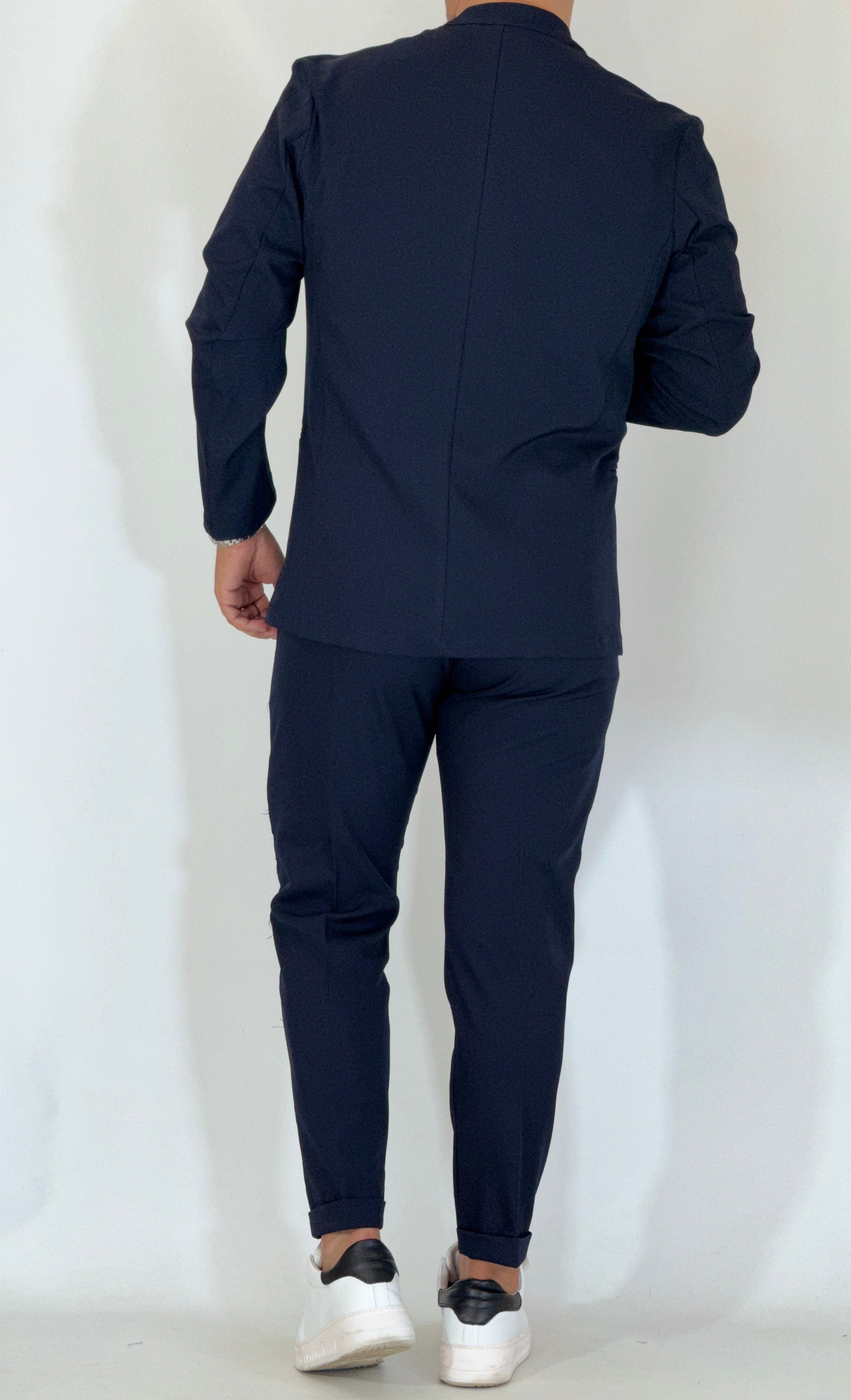 Abito coreano blu LW256061