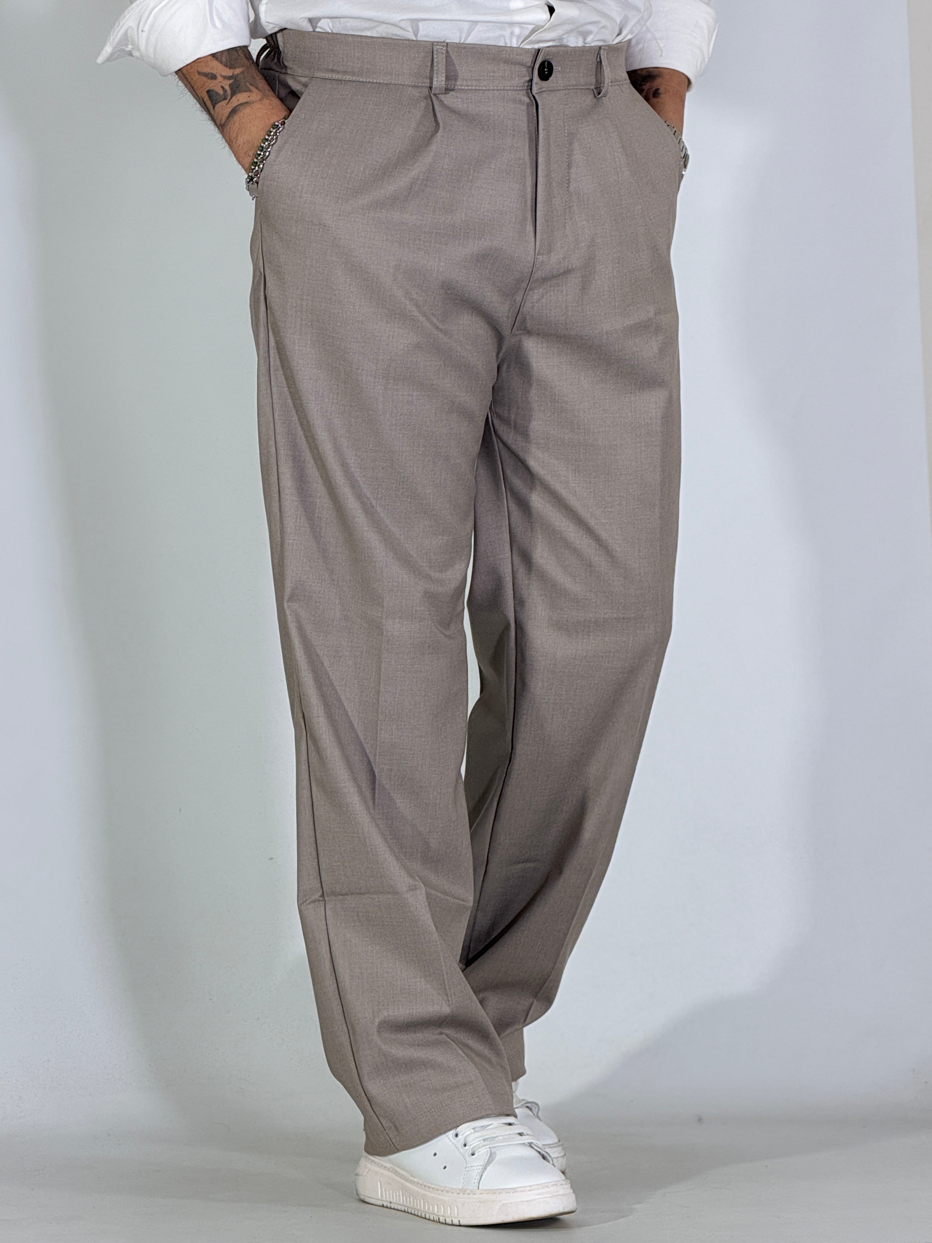Pantalone palazzo noce UM811