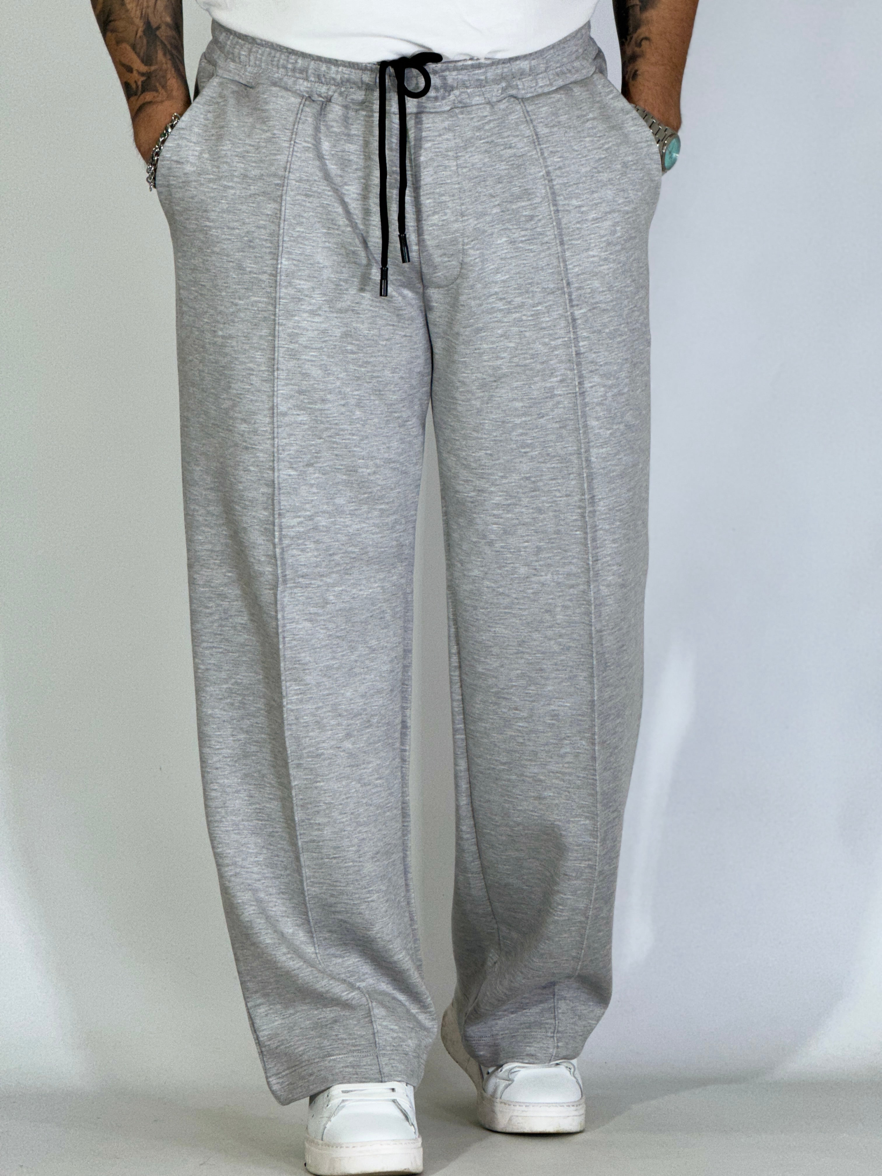 Pantalone tuta palazzo grigio WATFORD