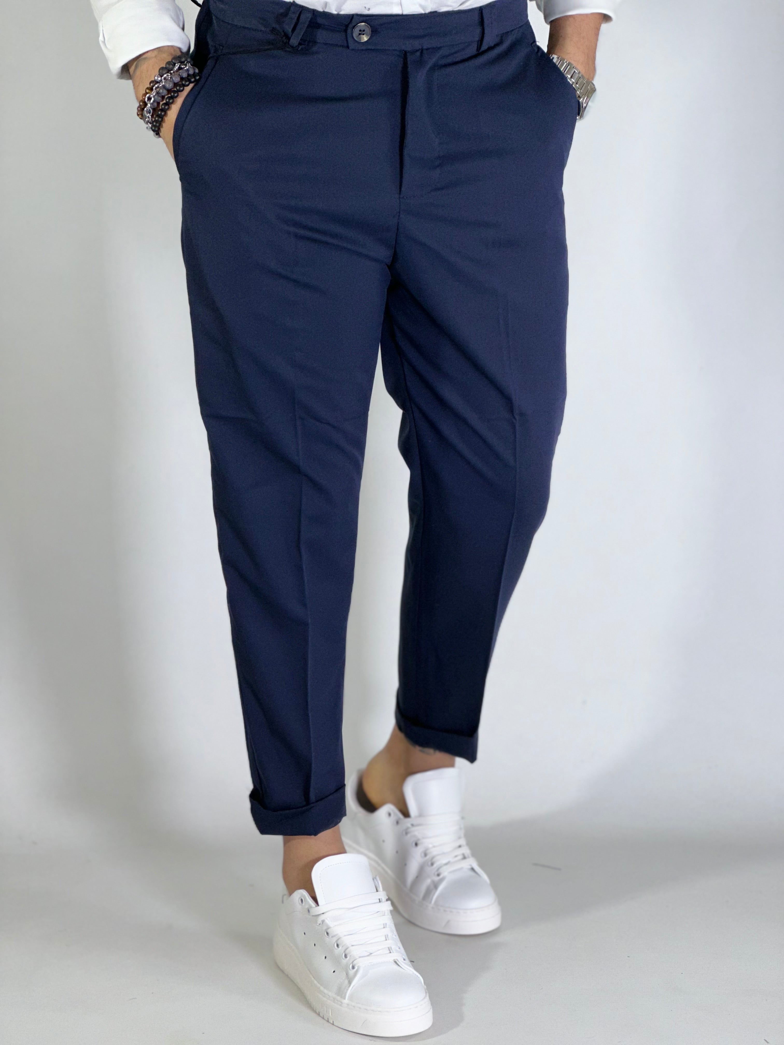 Pantalone elegante blu GI206