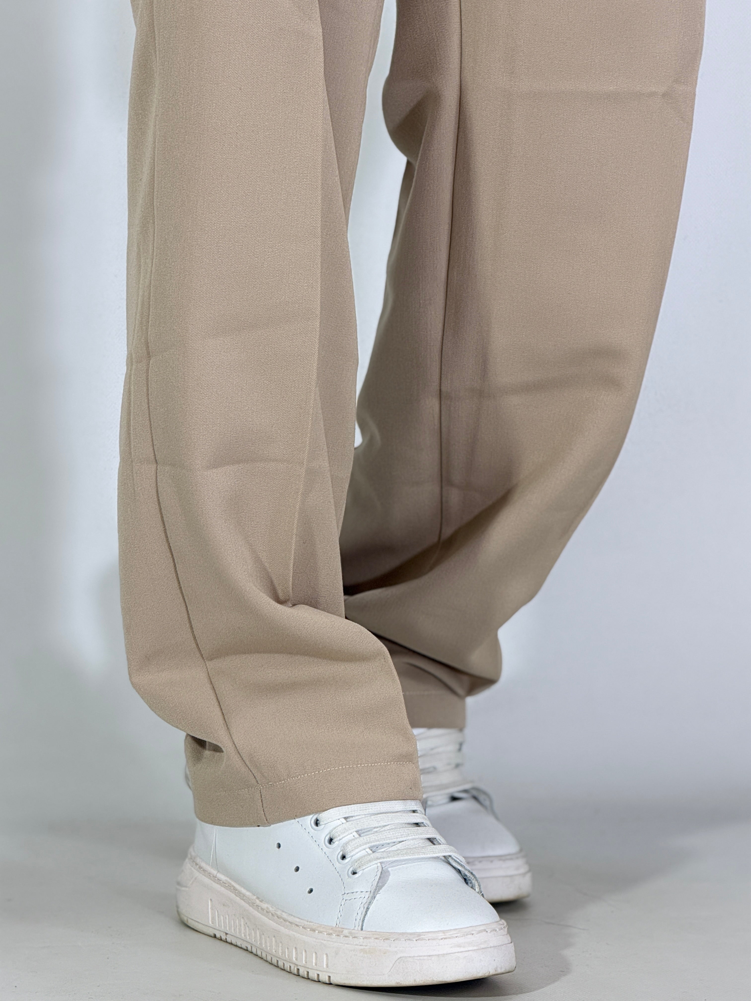 Pantalaccio palazzo beige UM823
