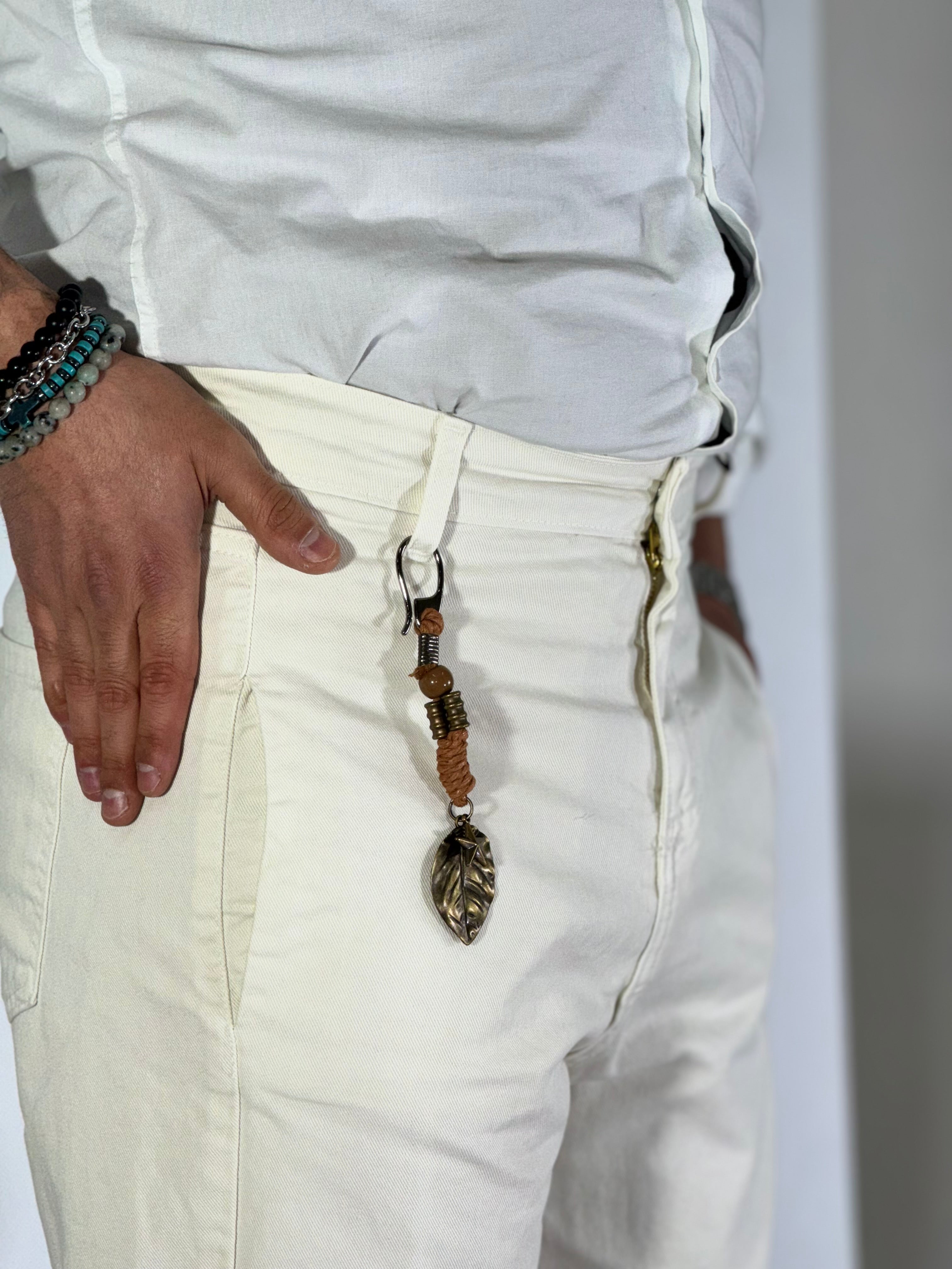 Pantalone 5 tasche panna ART AMARONE