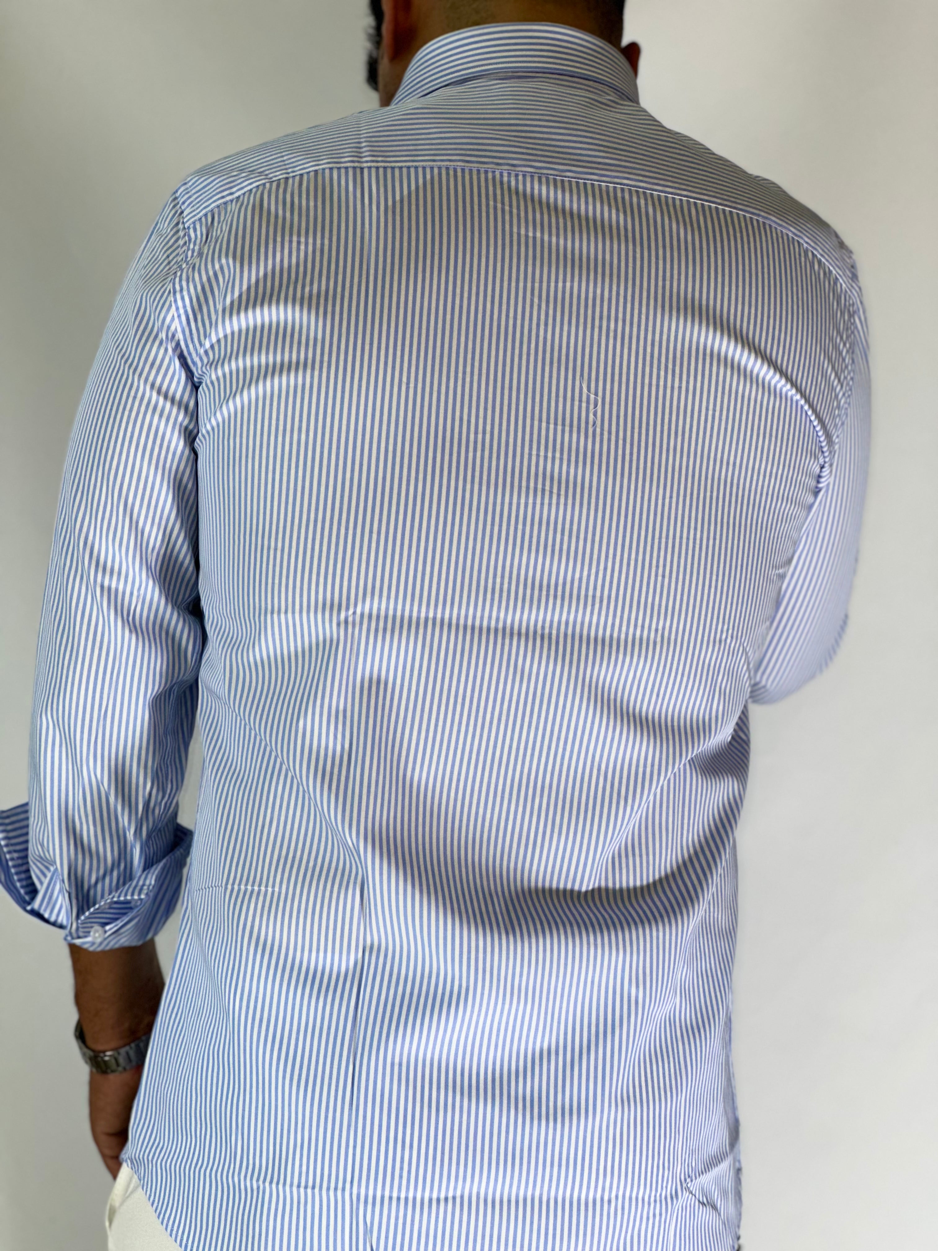 Camicia intermedia cielo MIGLIACCIO