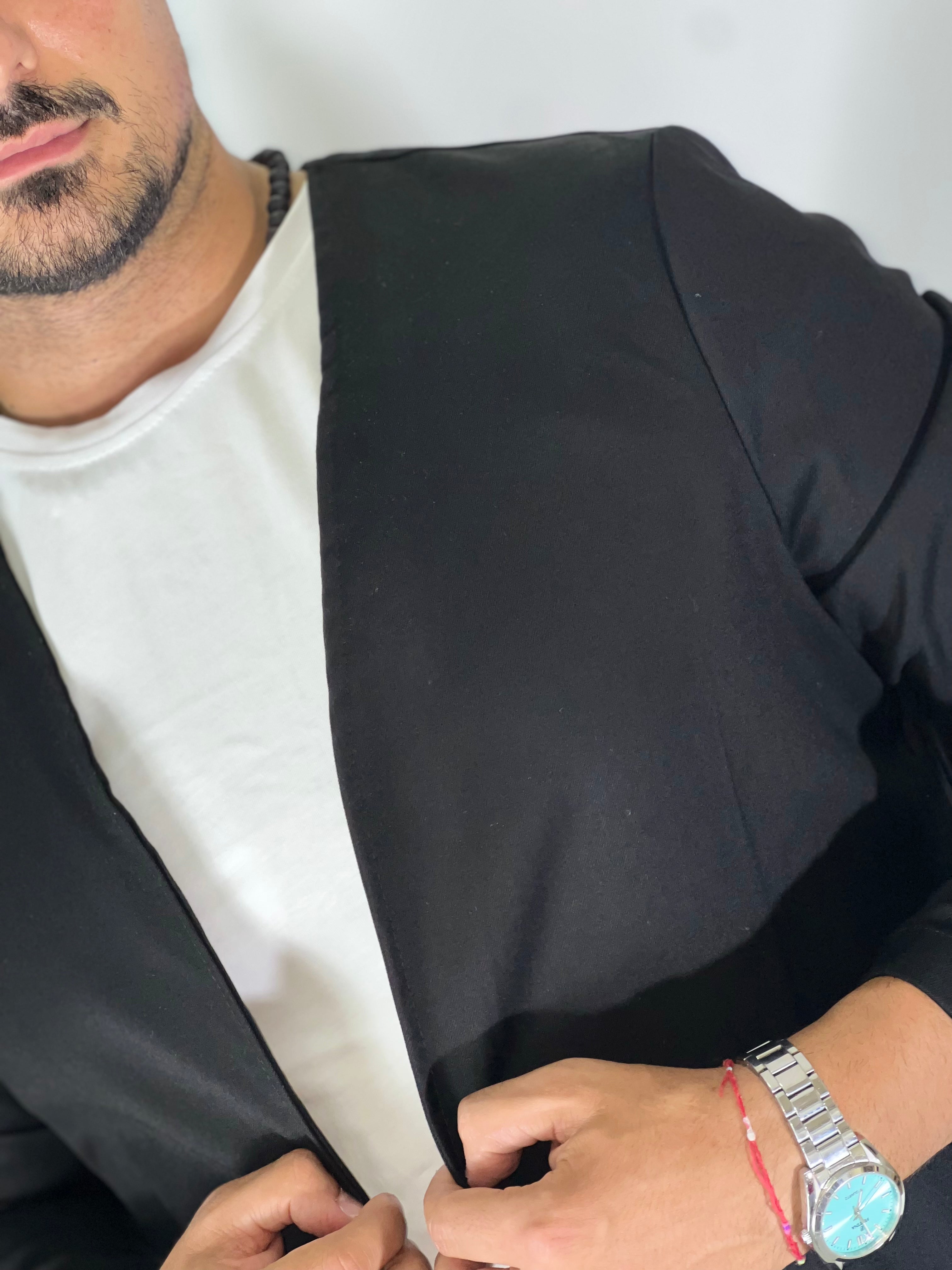 Giacca casual nera DC9076