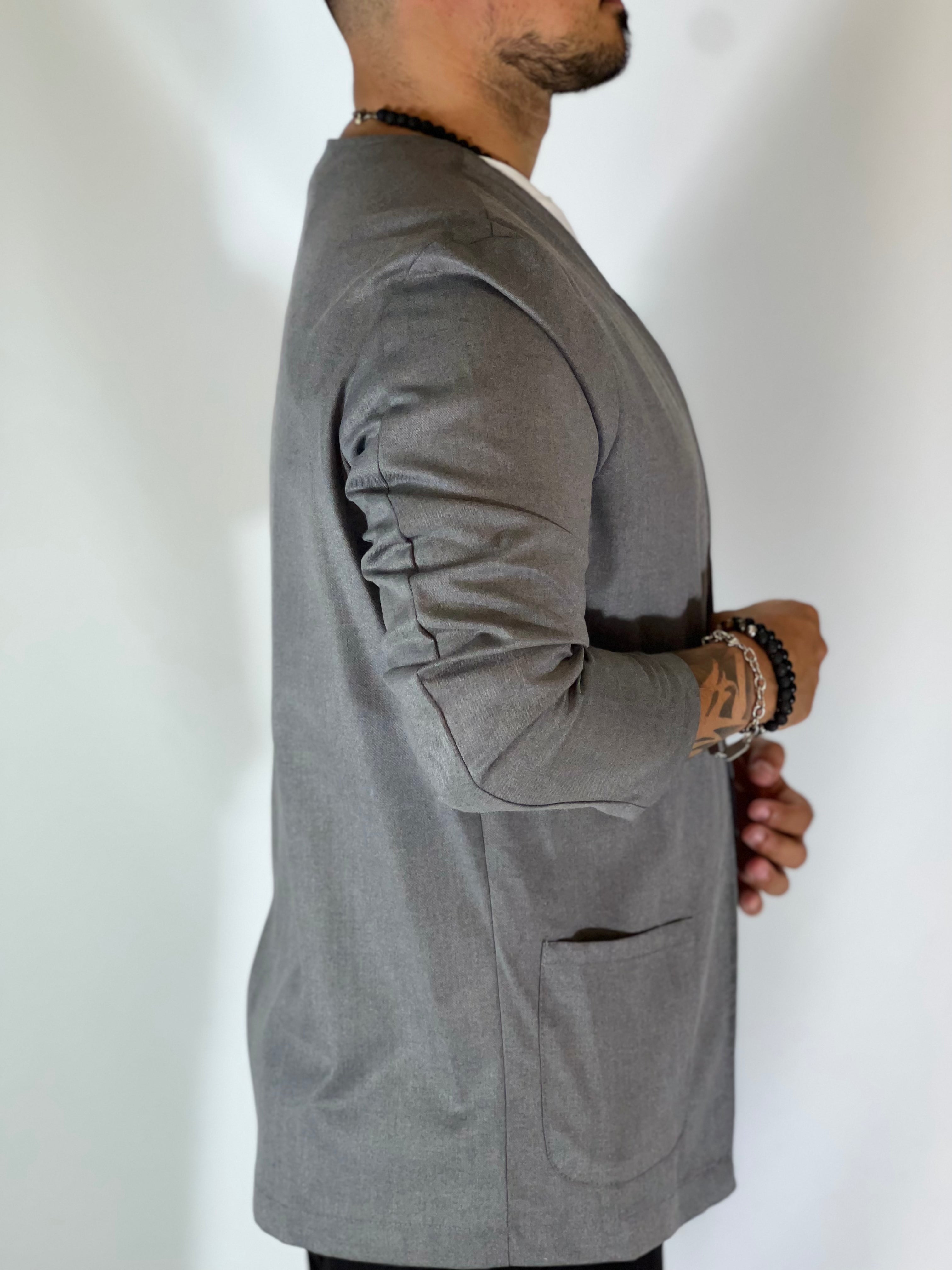 Giacca casual grigia DC9076