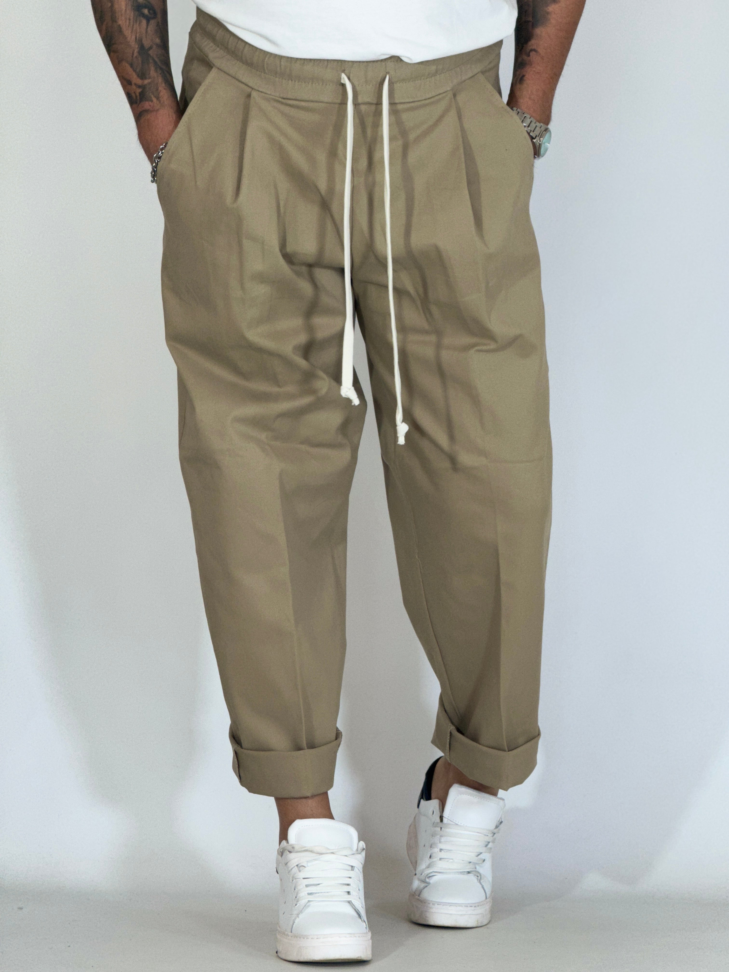 Pantalone japan beige 018101