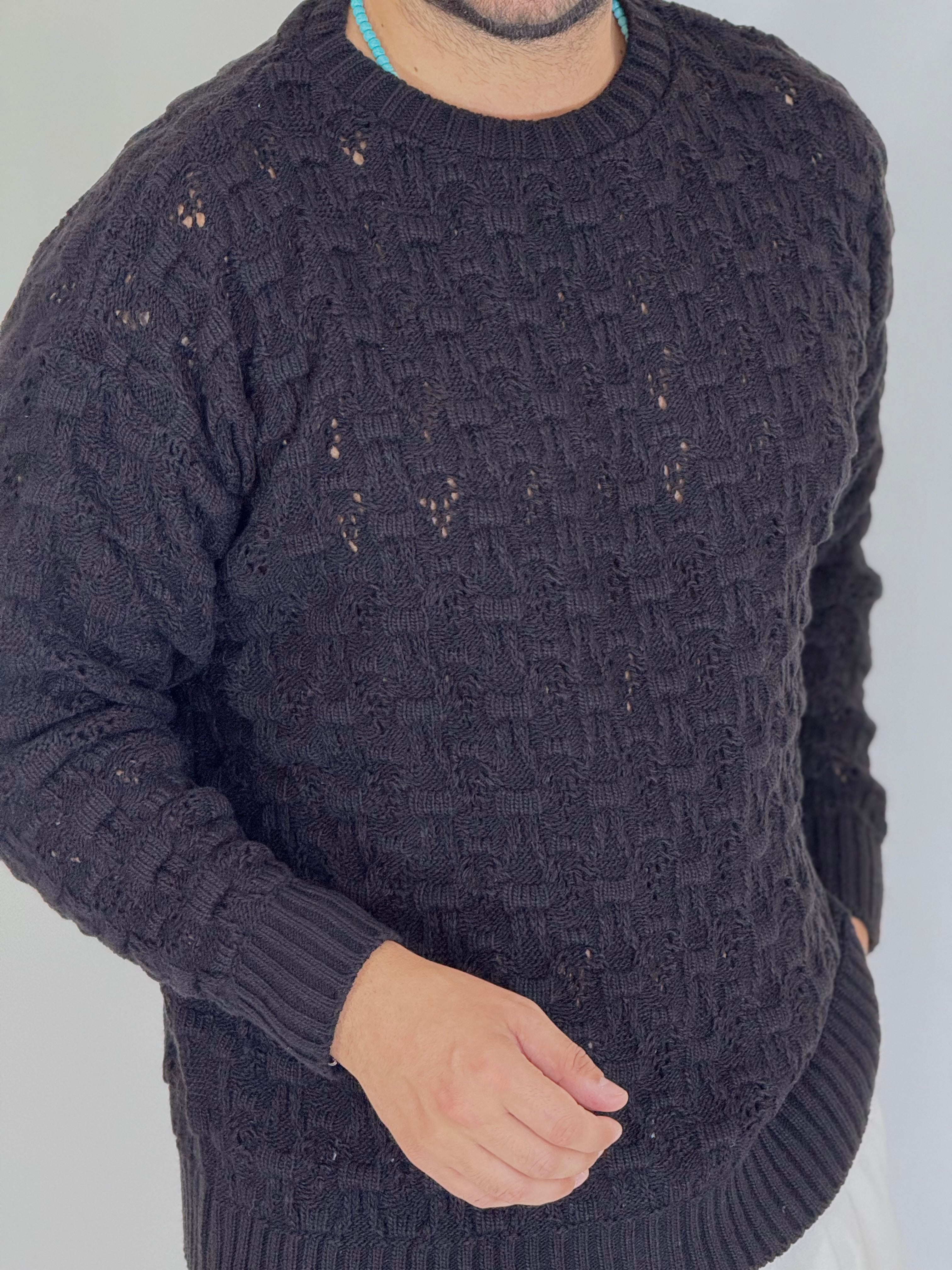 Maglione nero AUSTIN