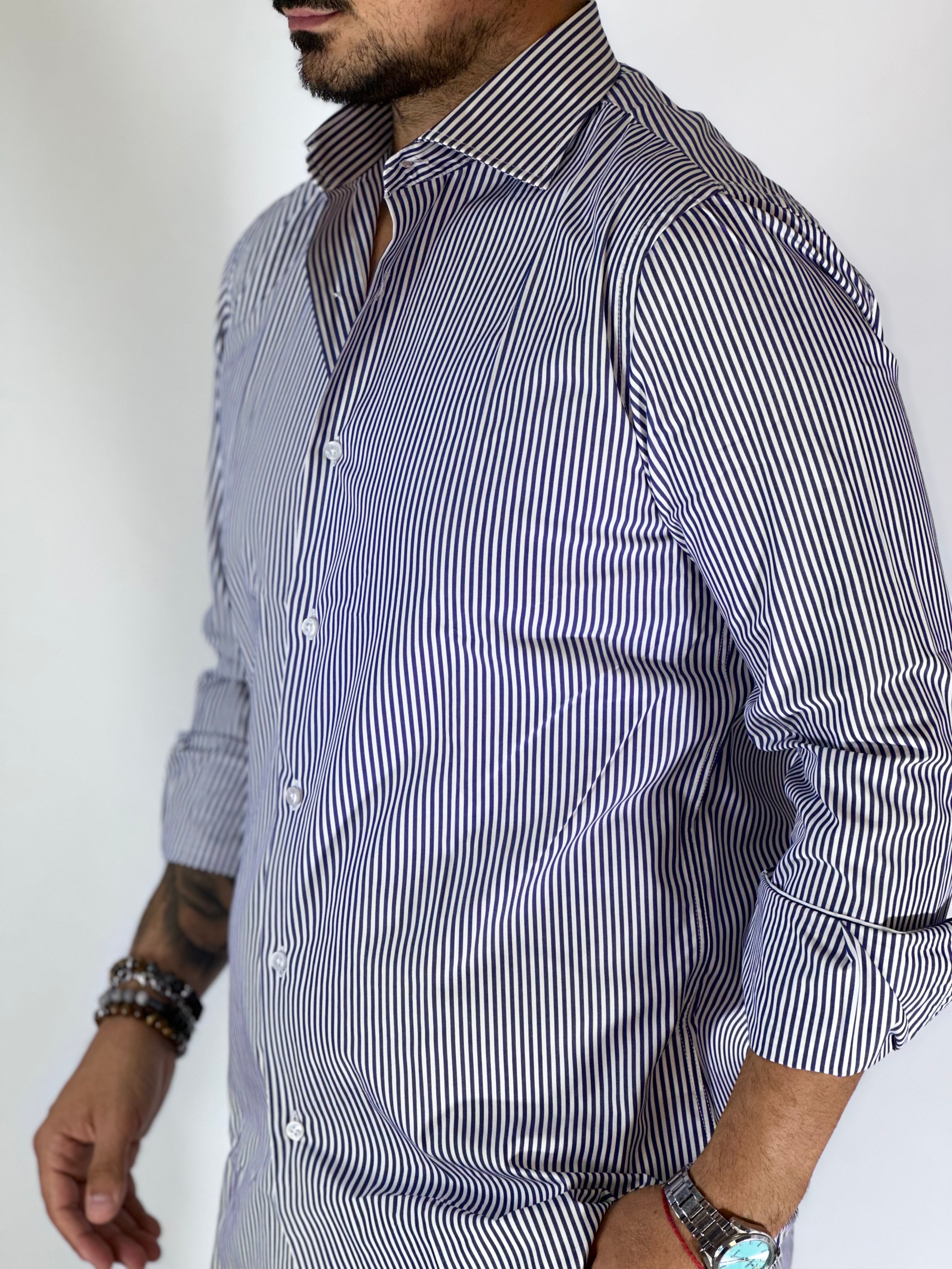 Camicia intermedia blu MIGLIACCIO