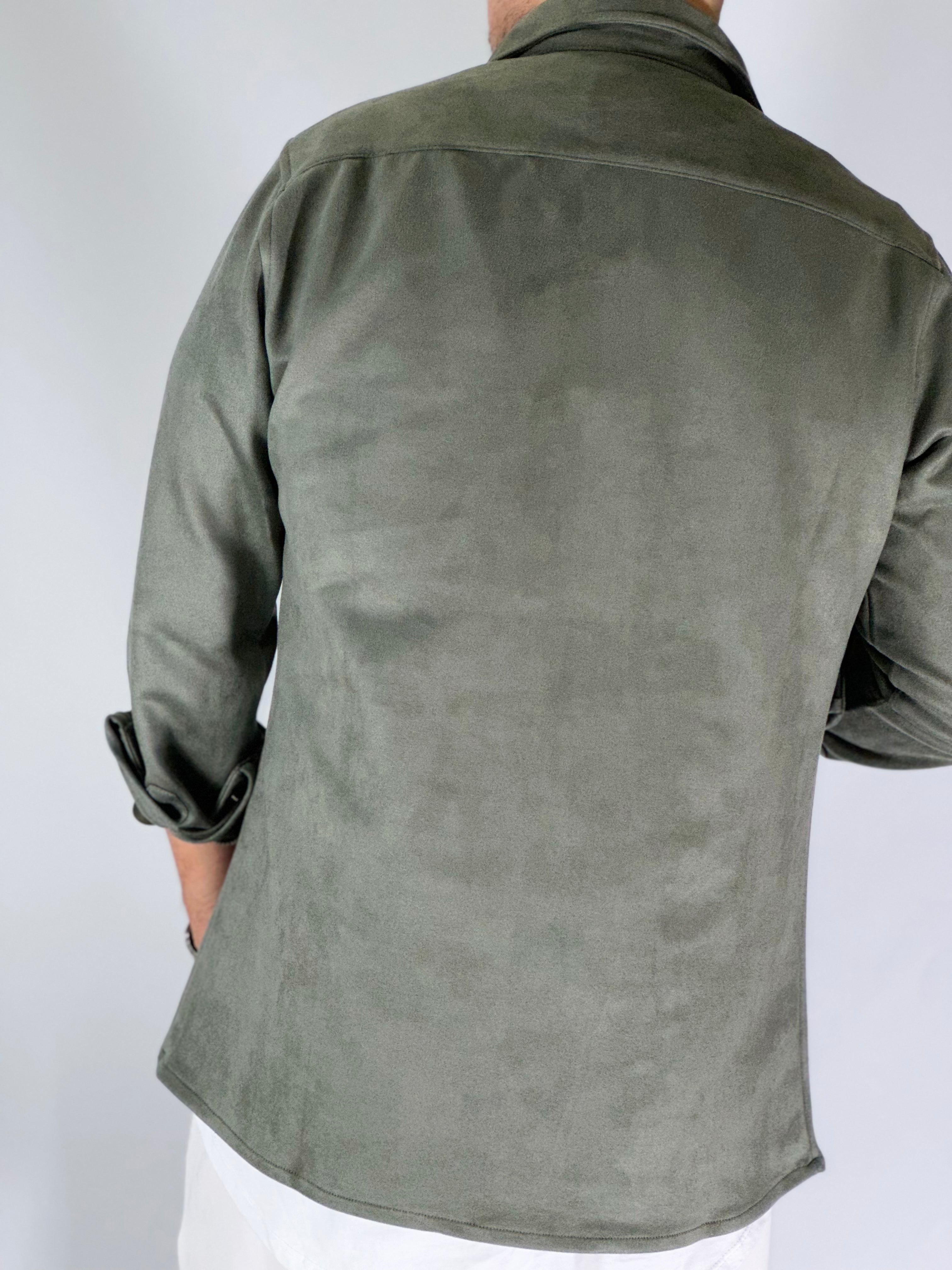 Camicione regular verde MIGLIACCIO TO1038