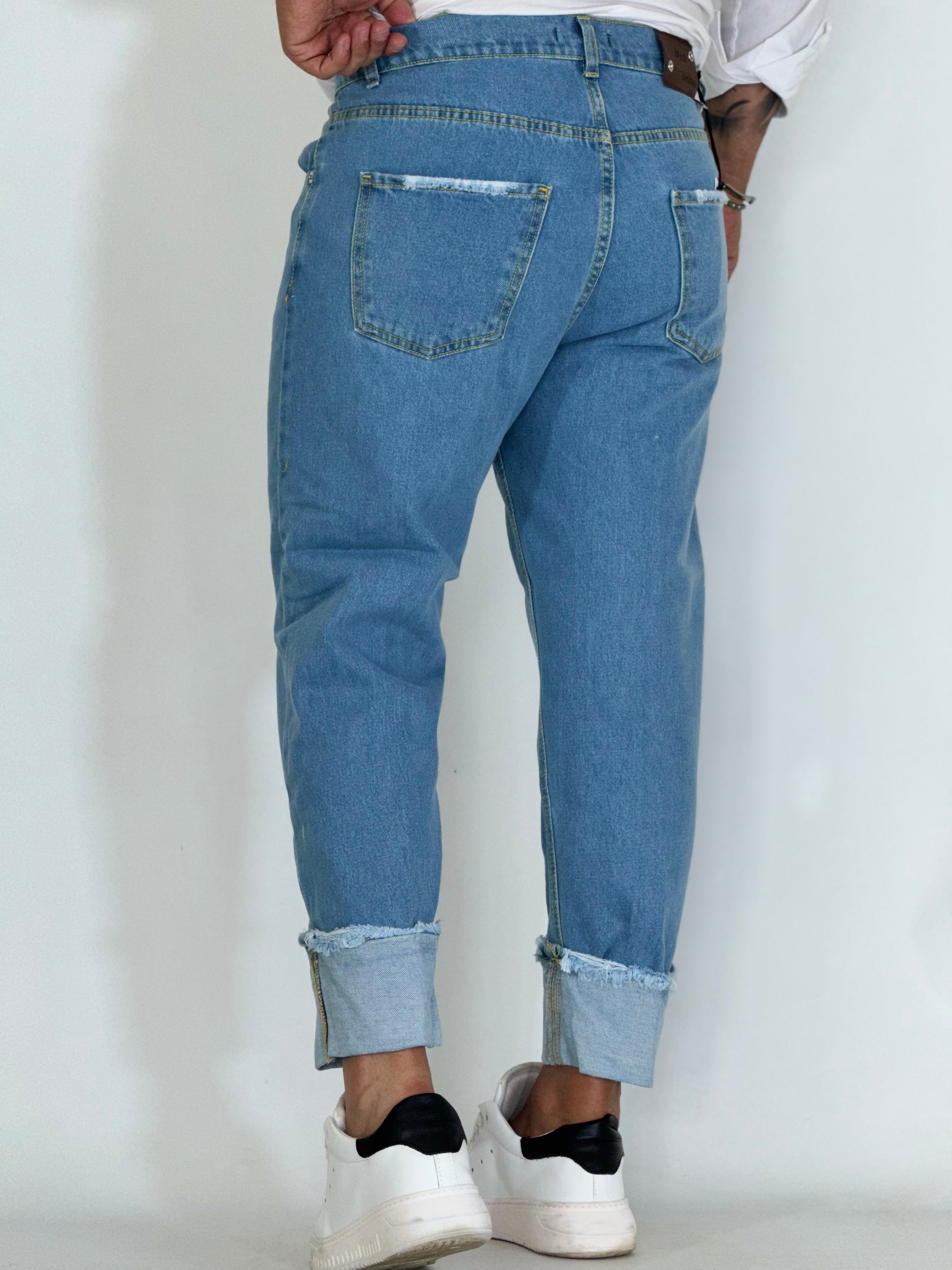 Jeans loose fit piegone GA2507