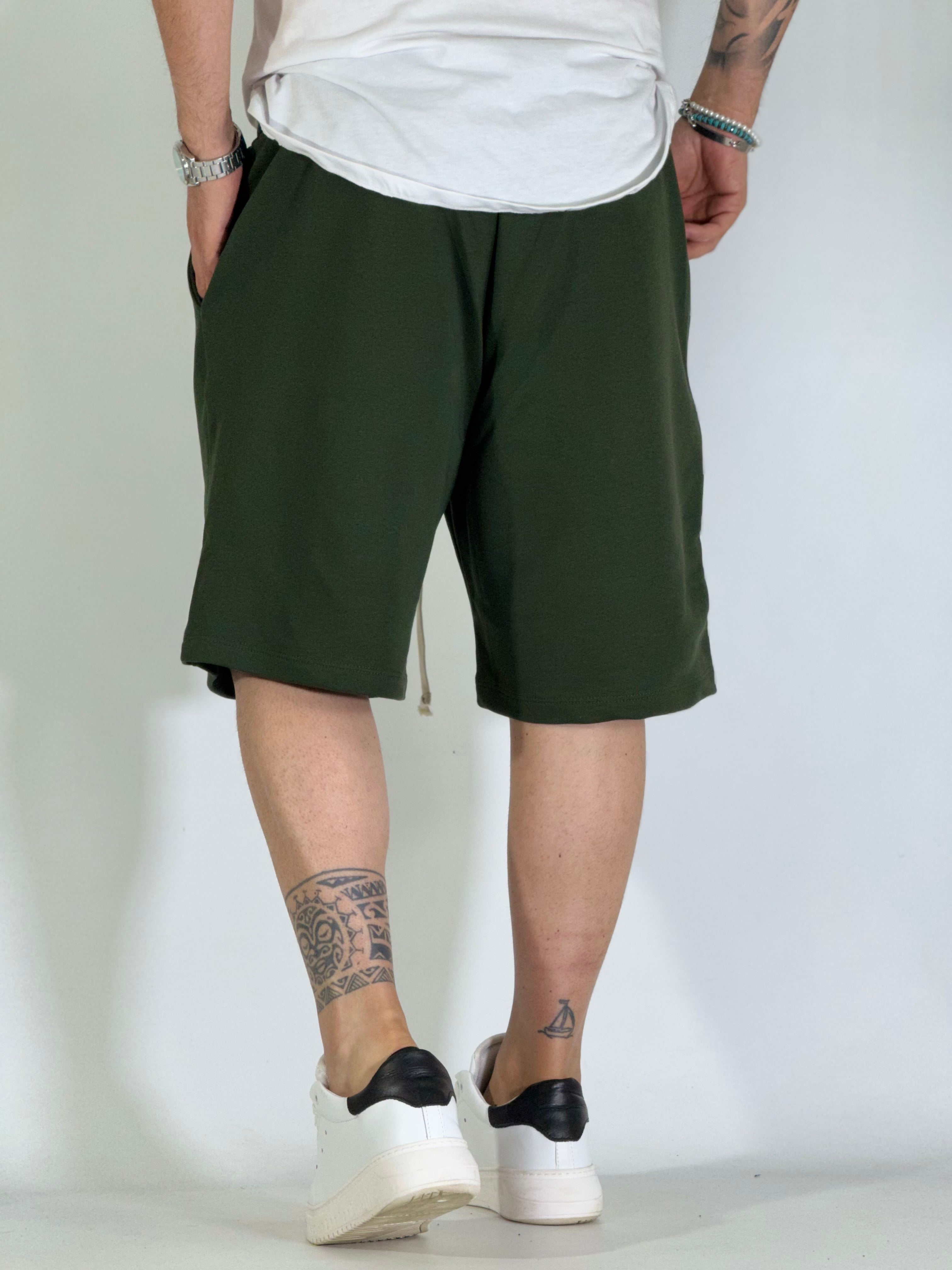 Bermuda tuta over verde YB180