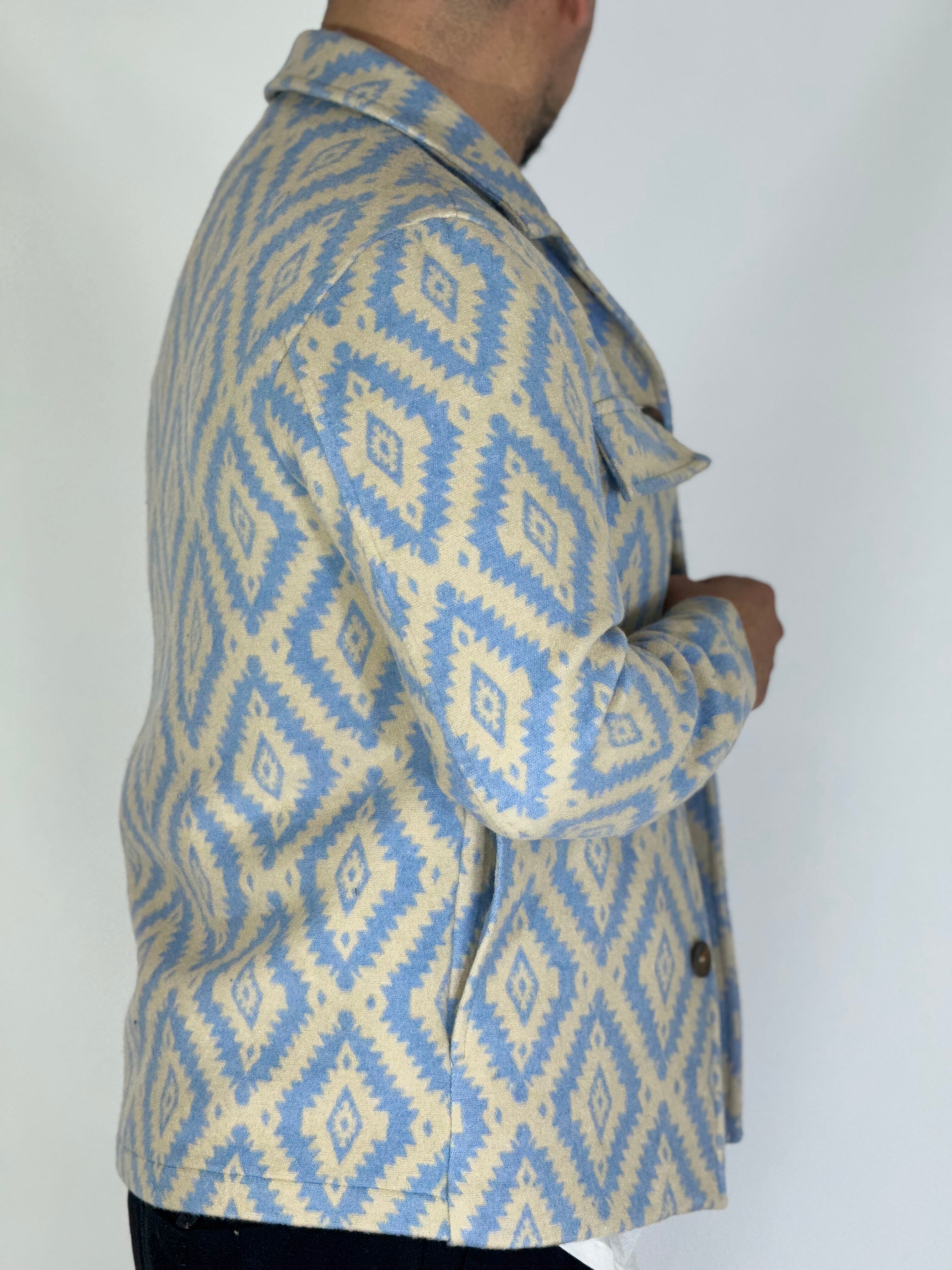 Giacca in pile azteca NANTES