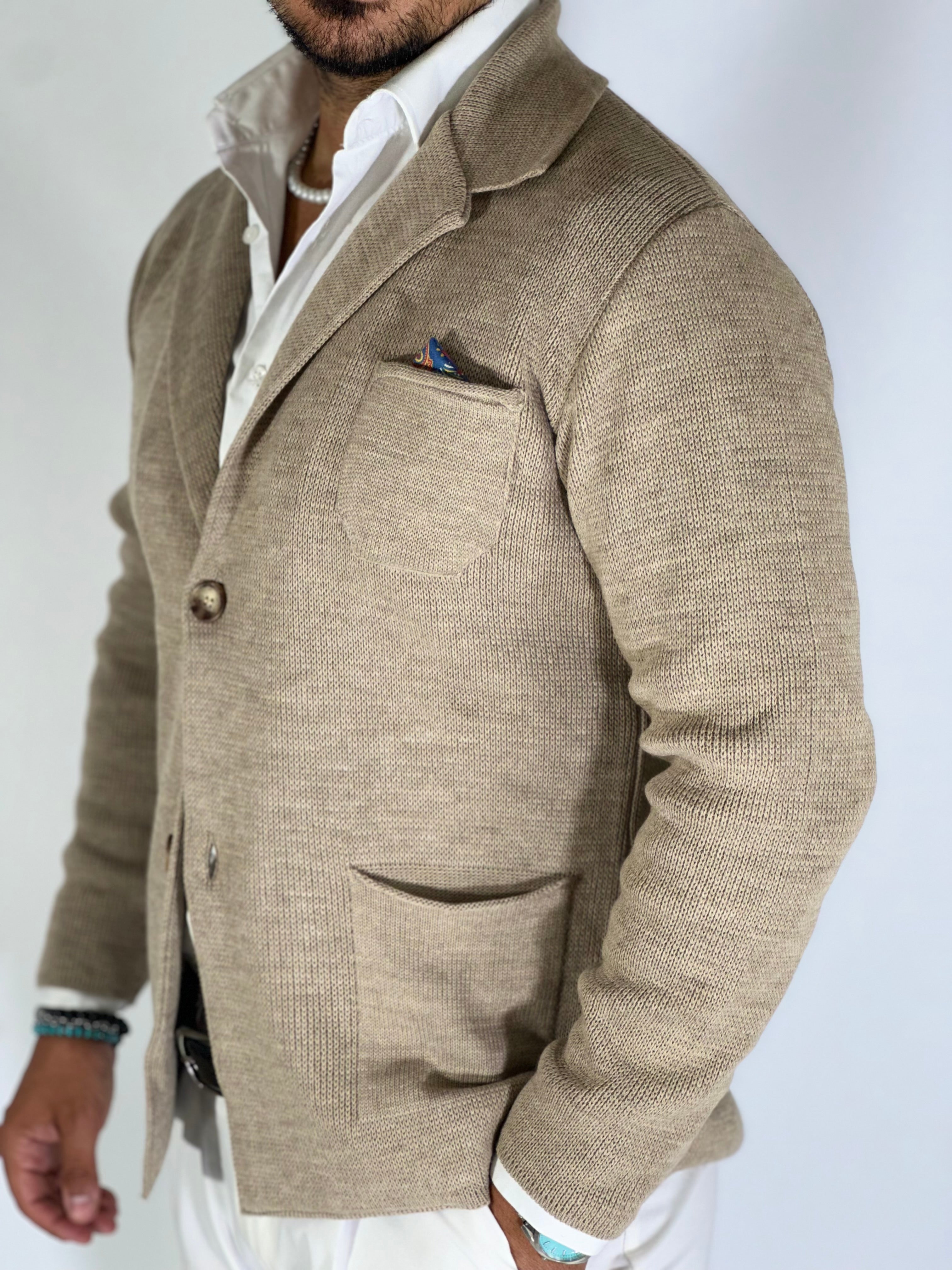 One · Cardigan giacca corda