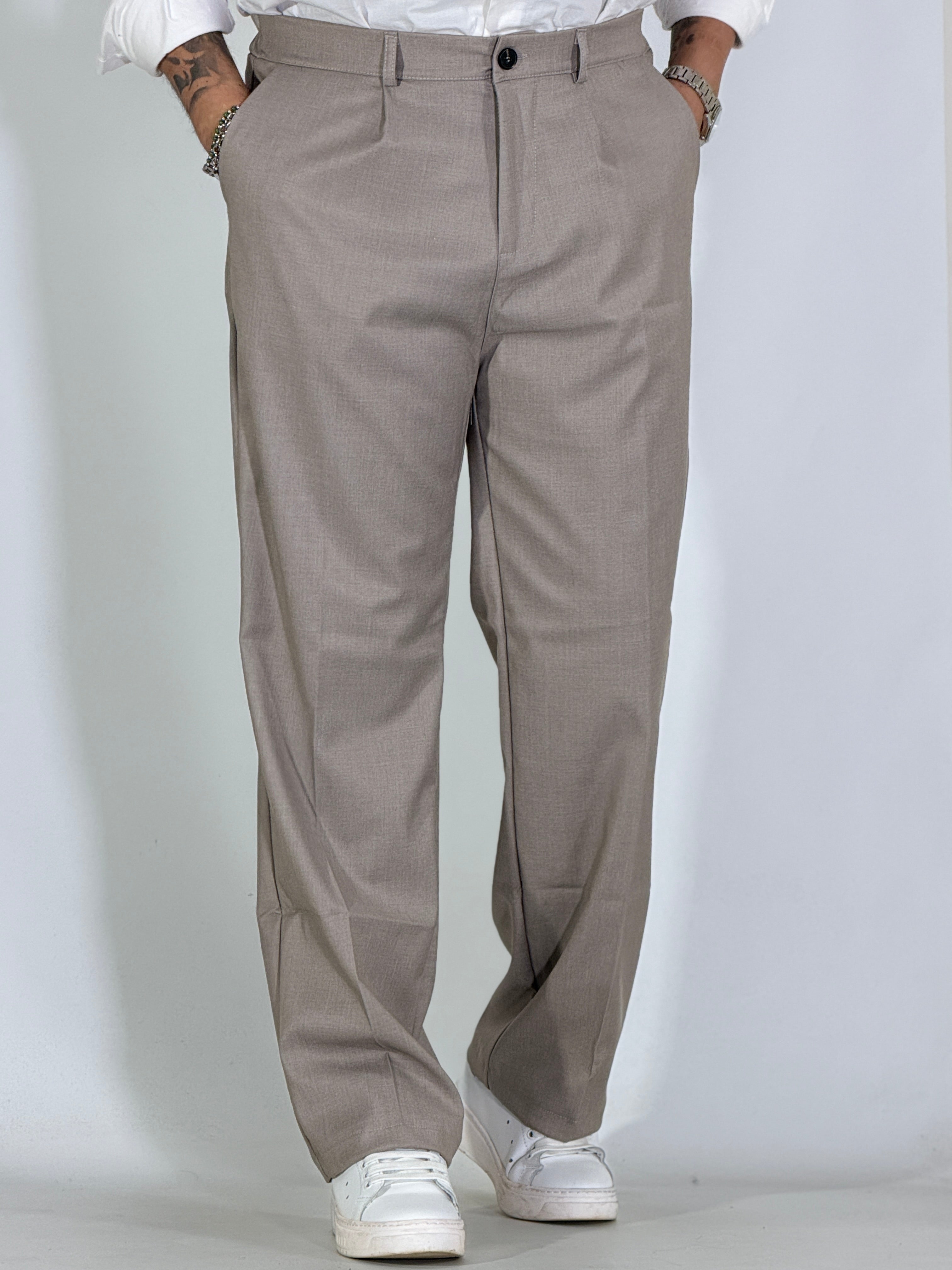 Pantalone palazzo noce UM811