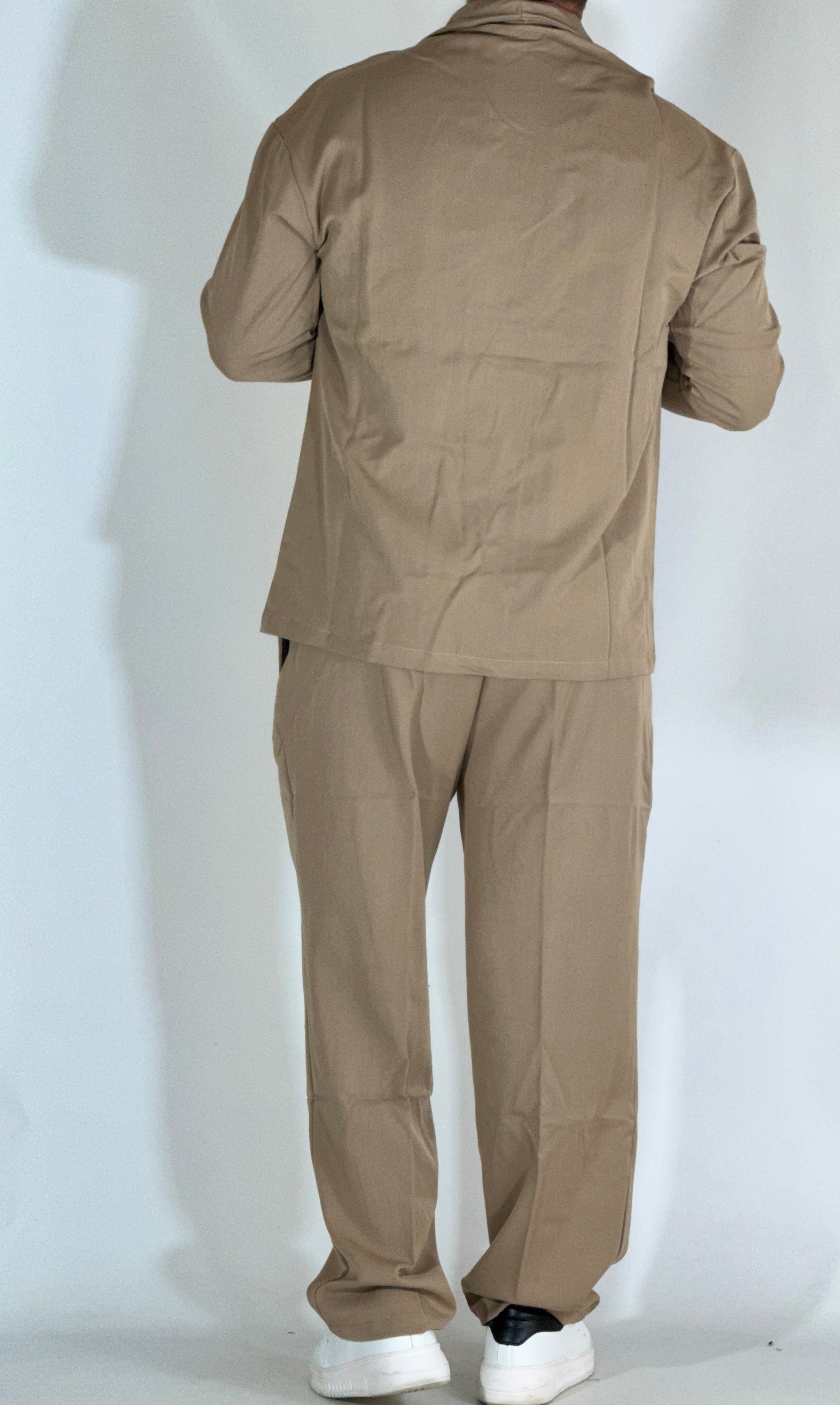 Abito palazzo doppiopetto beige AD33/334