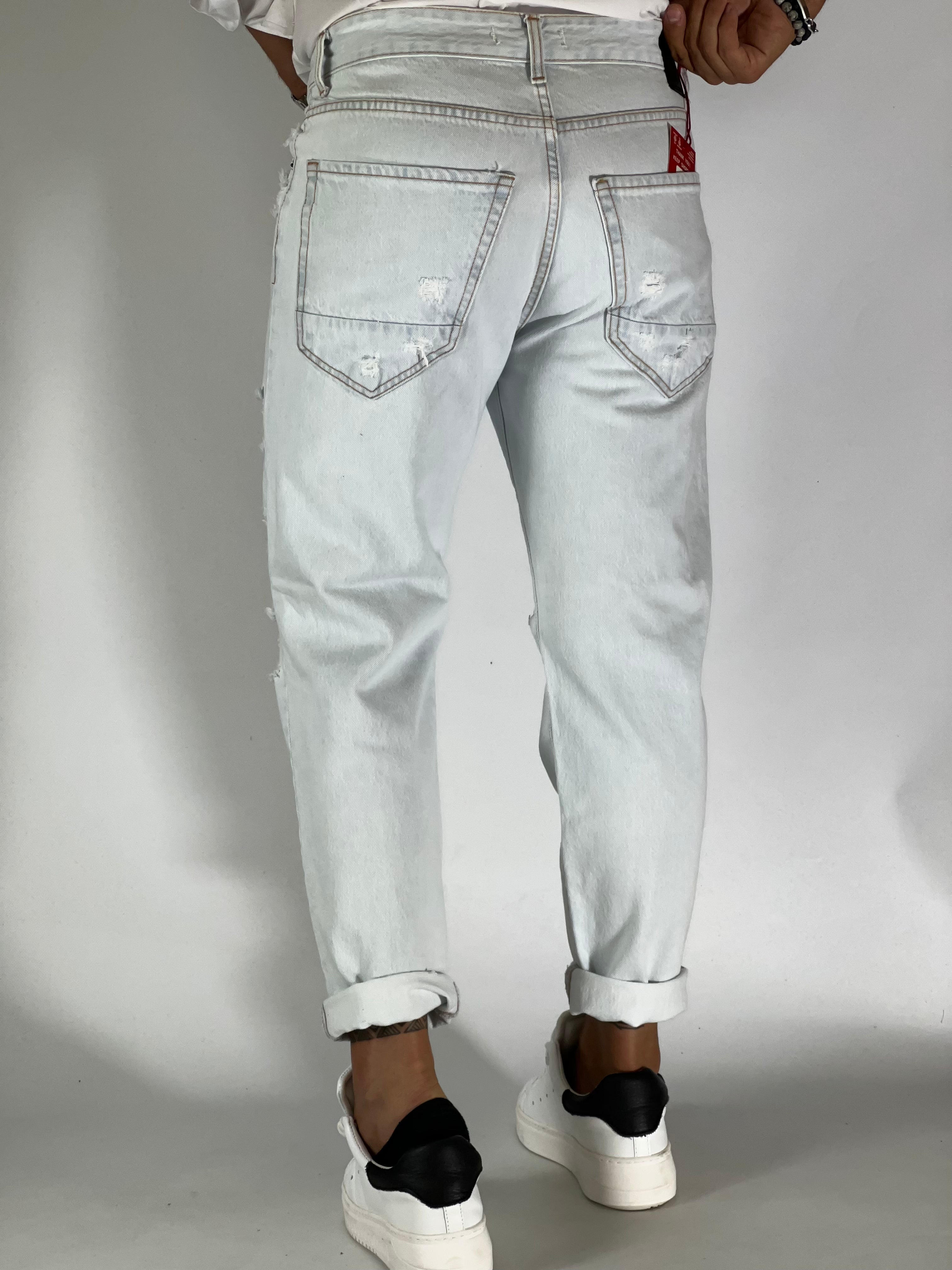 Jeans loose fit marmo 70MR1