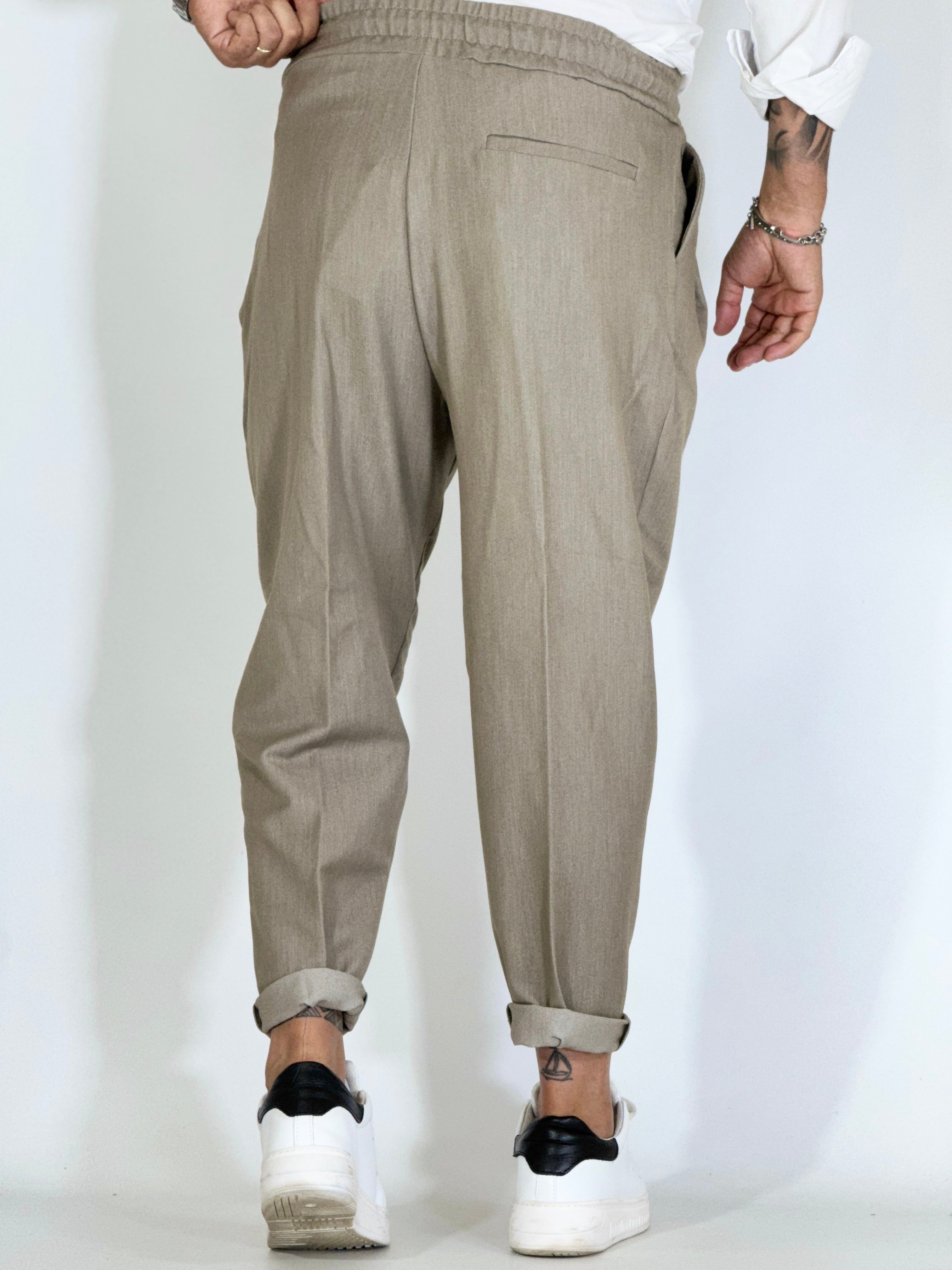 Havana · Pantalaccio japan con pinces beige