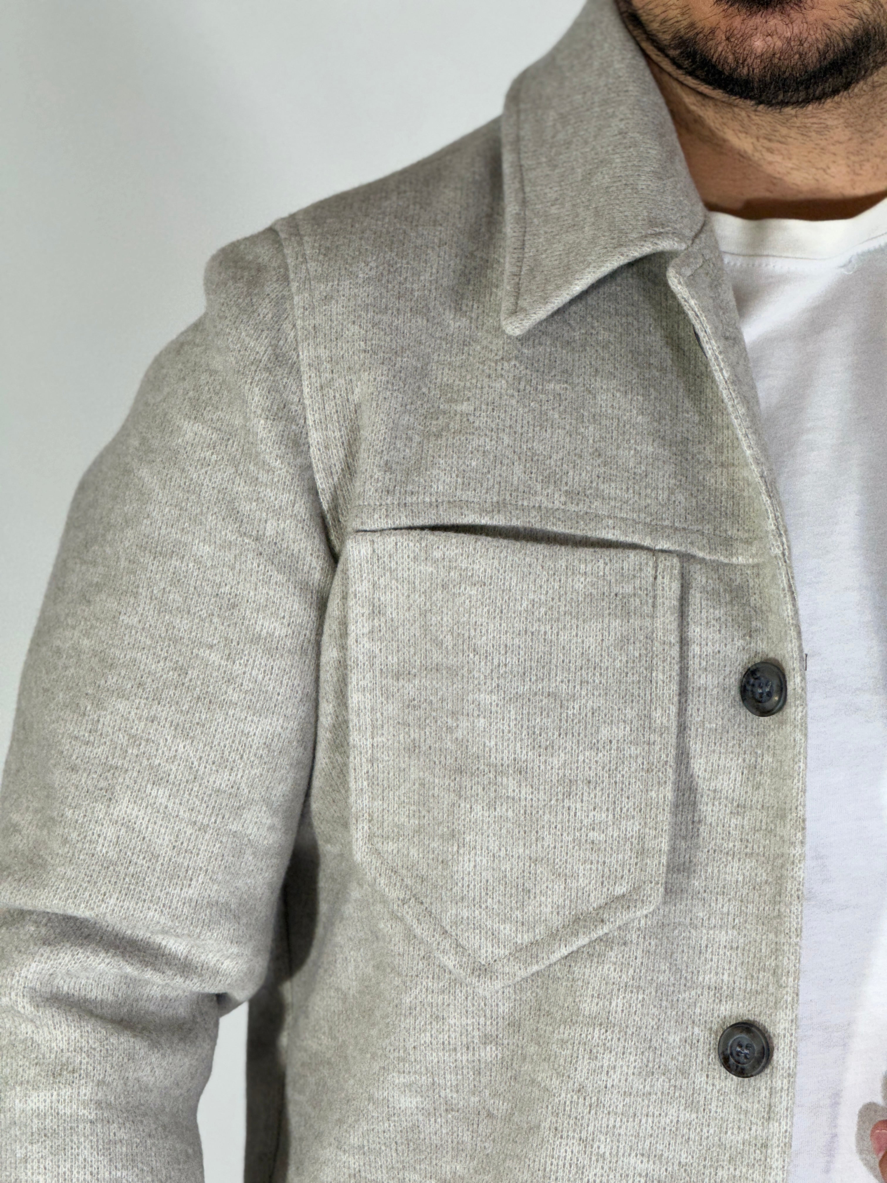 Giacca in panno Marco Nils ghiaccio GEVA