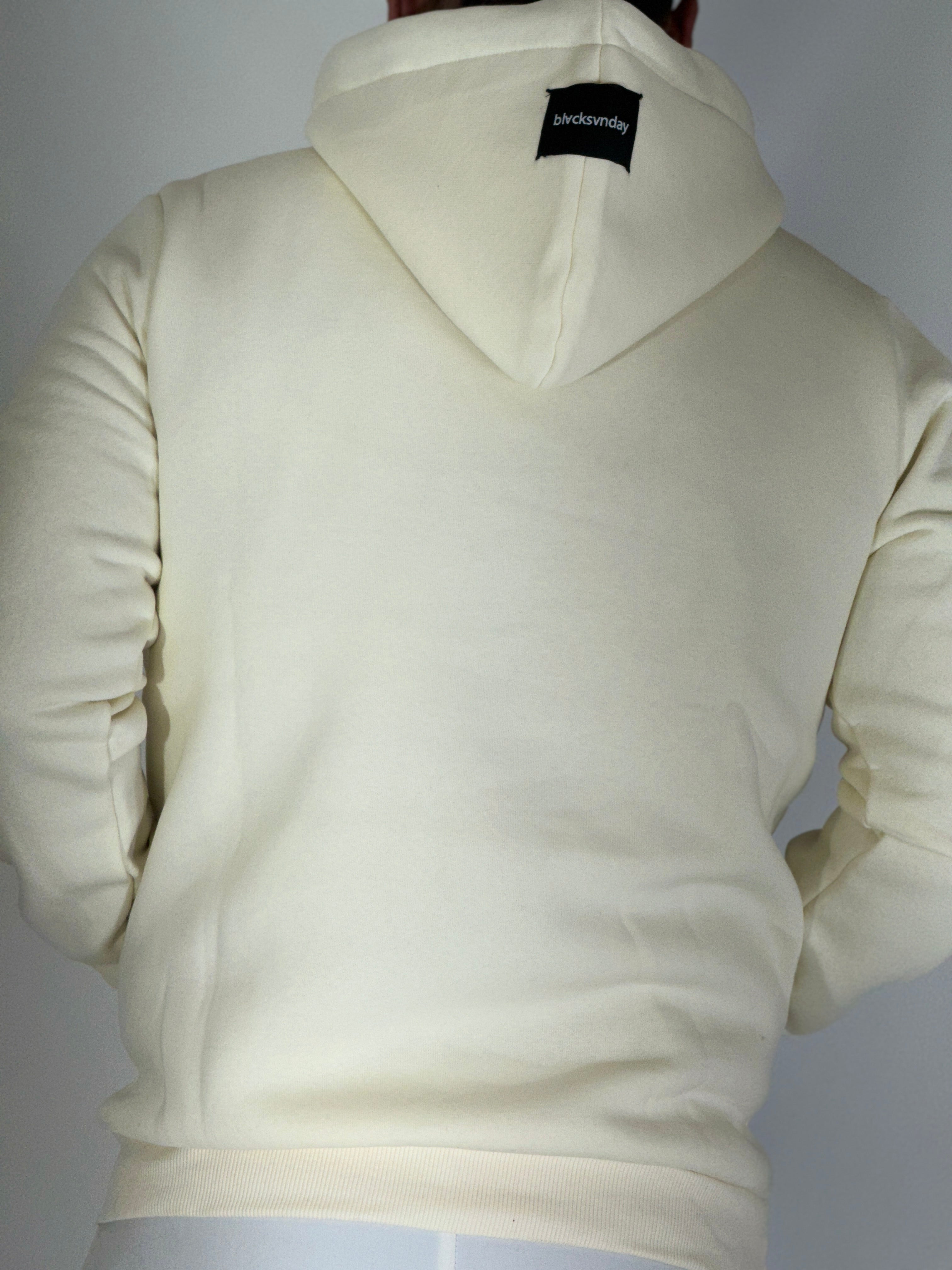 Felpa con cappuccio vaniglia NEW YORK