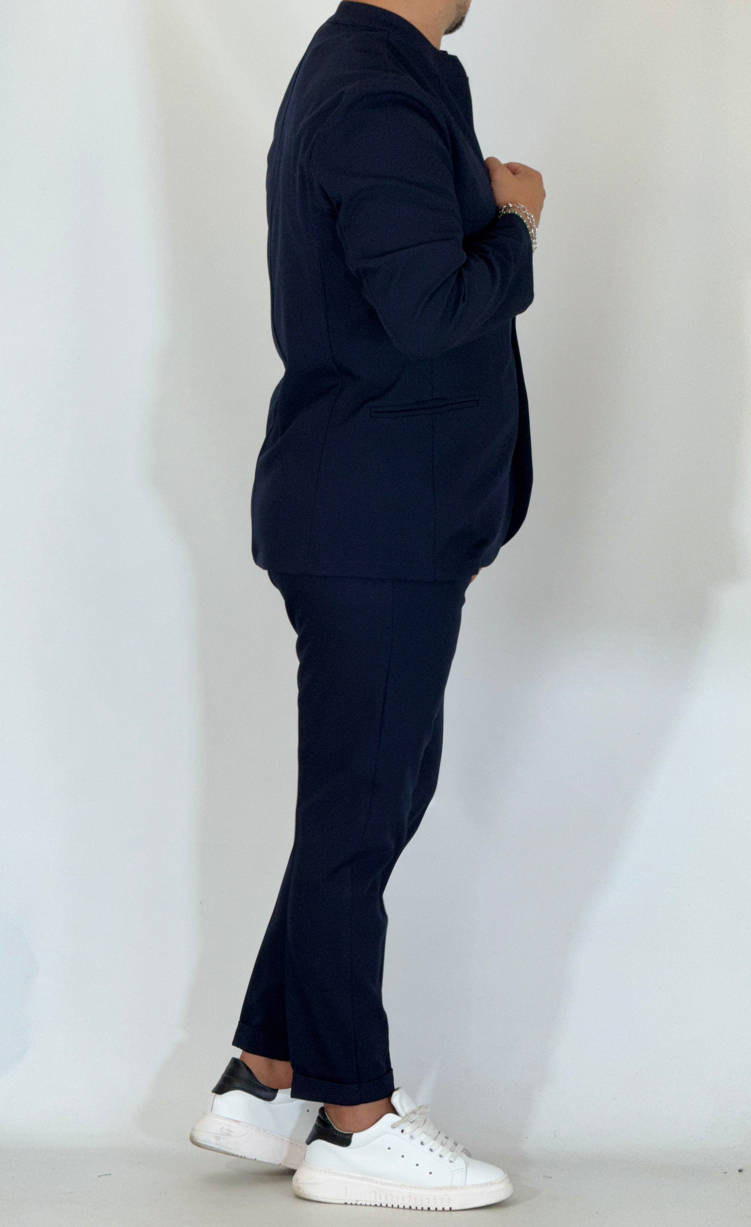 Abito coreano blu LW256061