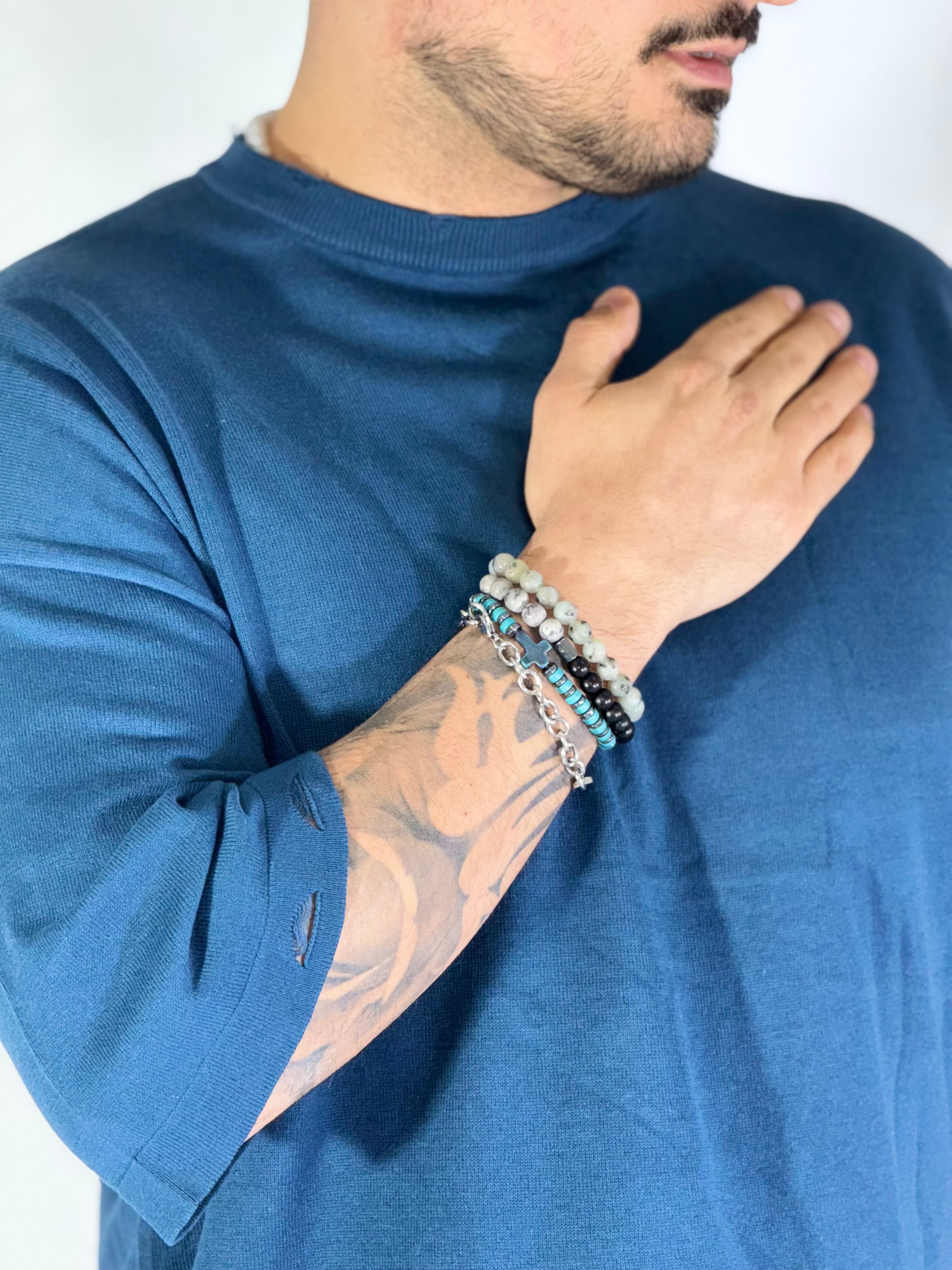 T-shirt over sfrangiata gentleman blue W86009
