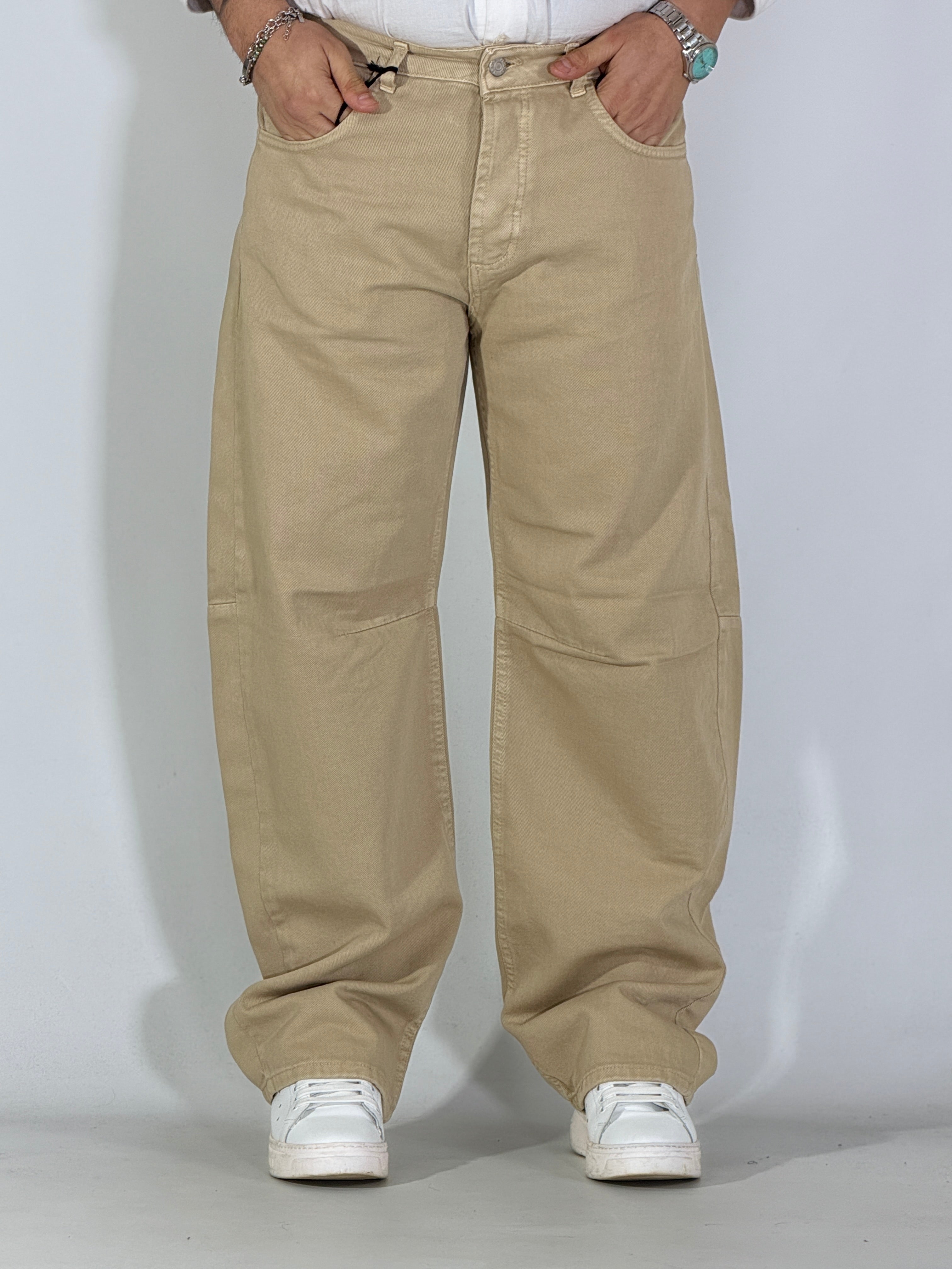 Jeans balloon beige PT30