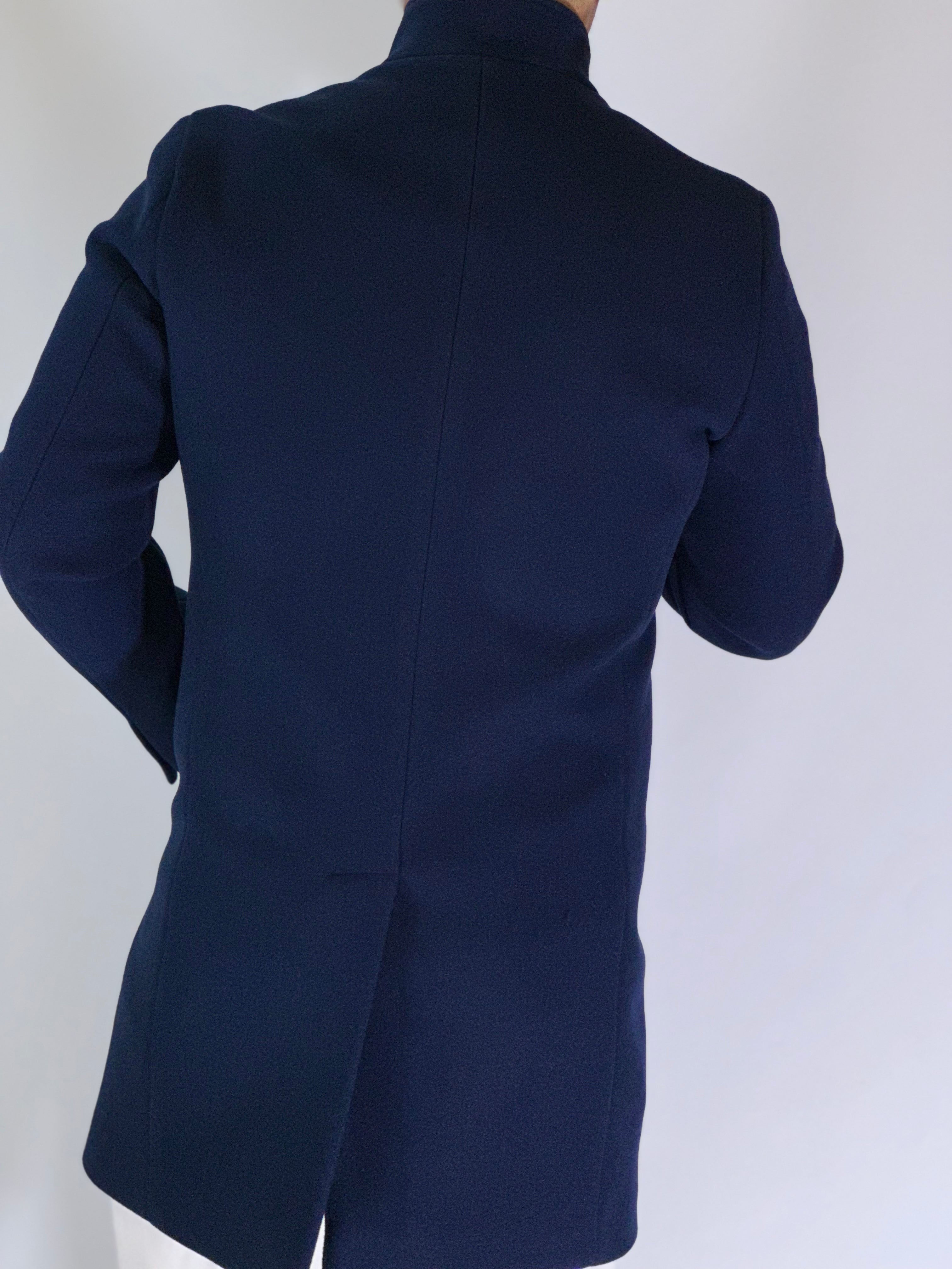 Cappotto coreano blu CPZAZA