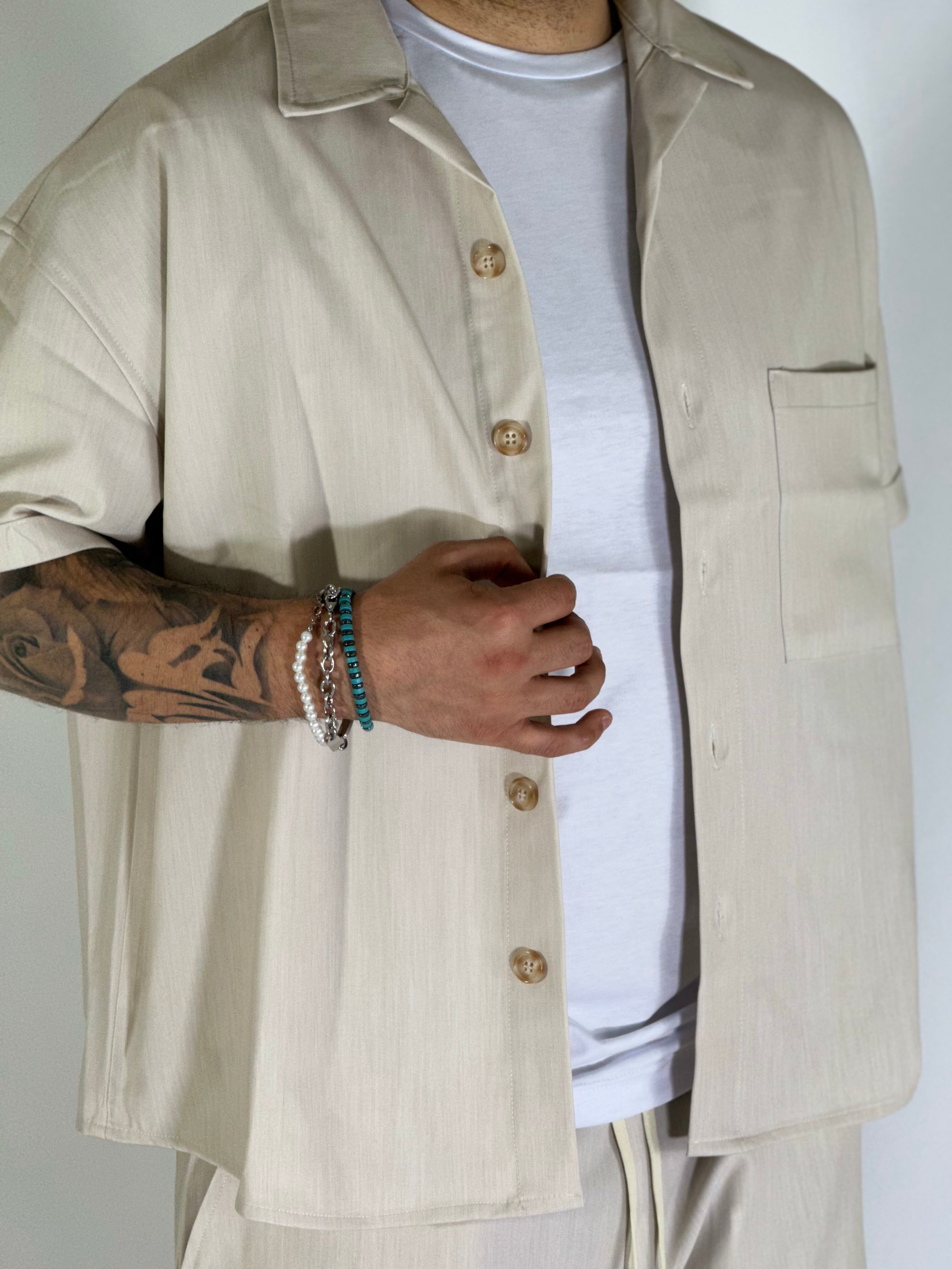 Coordinato sommelier off-white GPE552