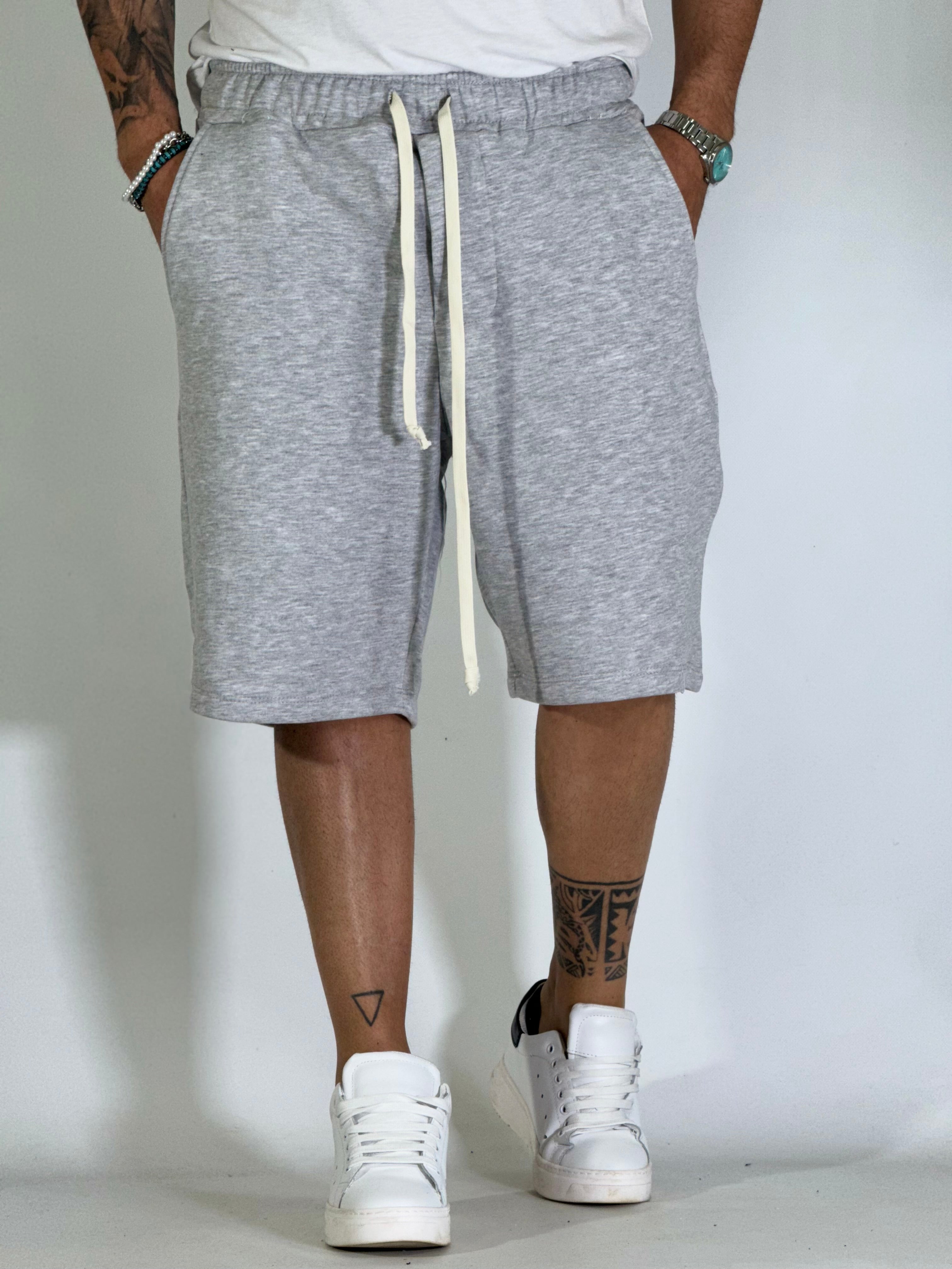 Bermuda tuta over grigio YB180