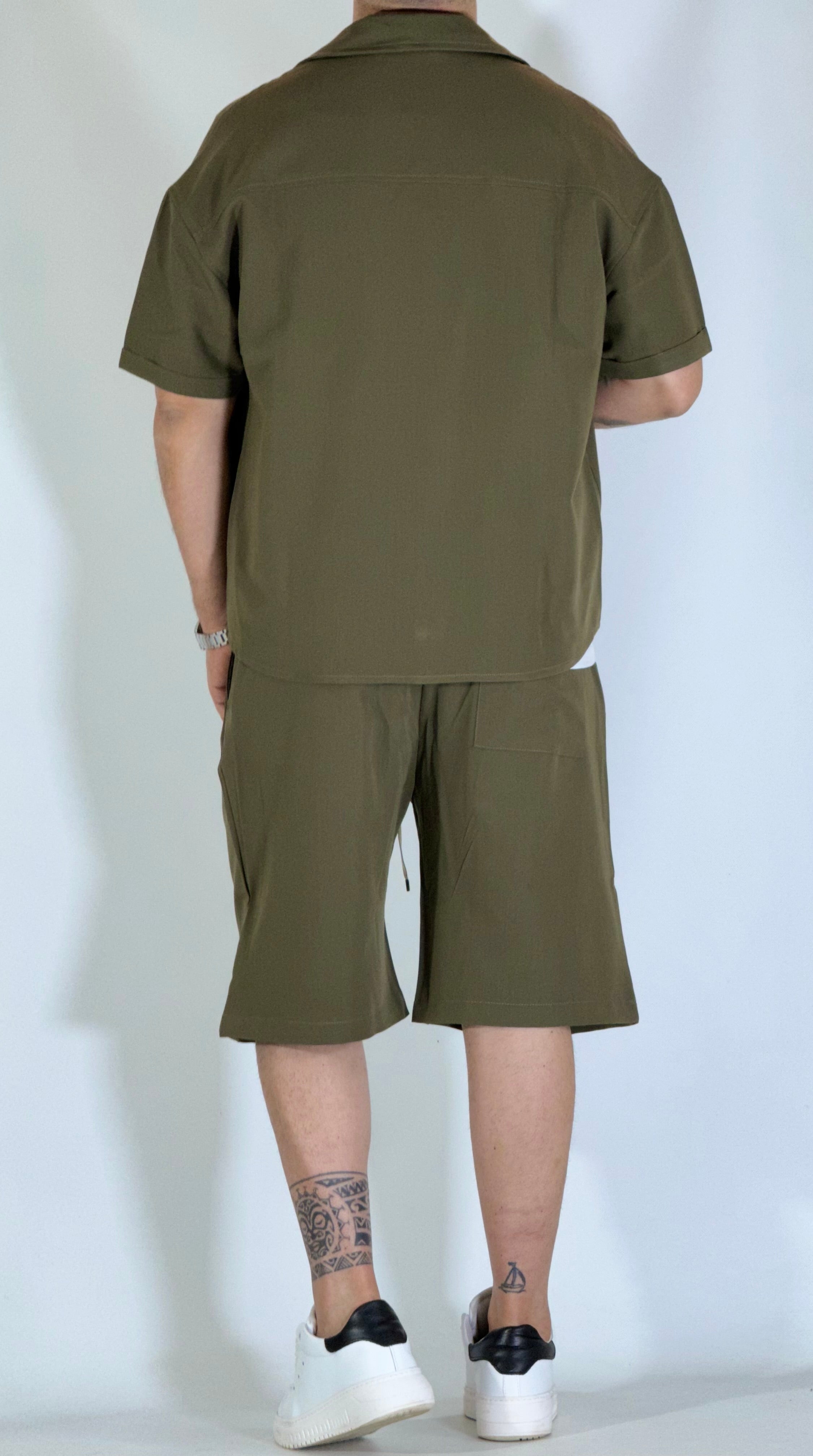 Coordinato sommelier verde GPE552