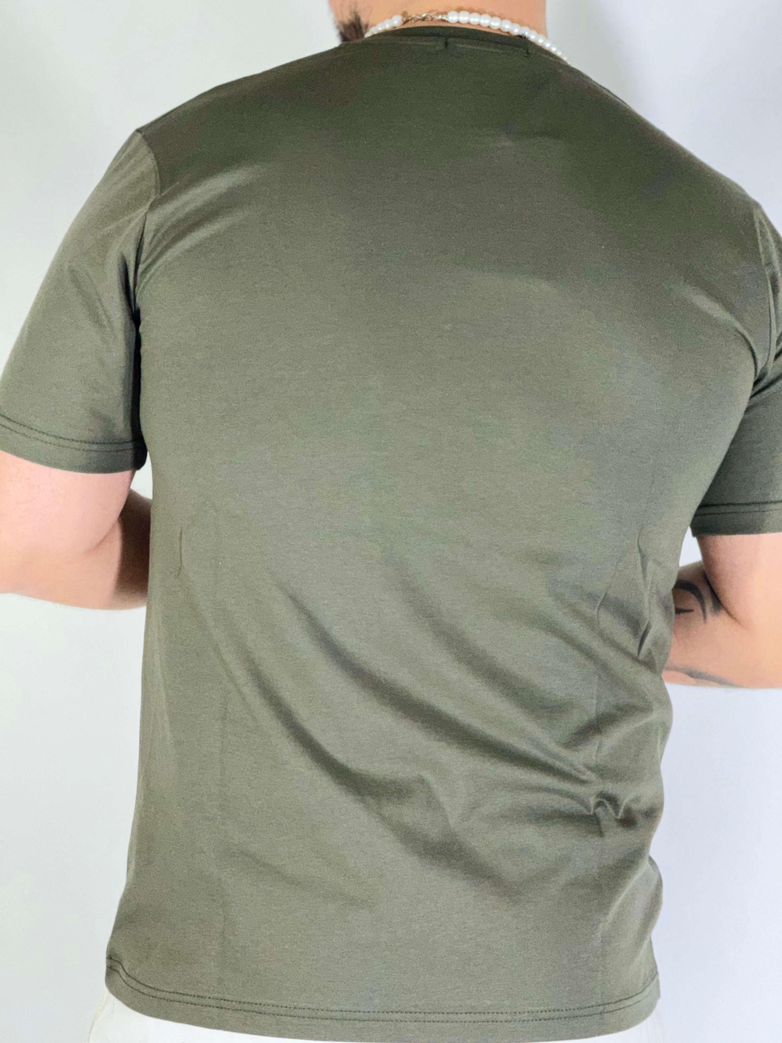 T-Shirt basic militare M19221