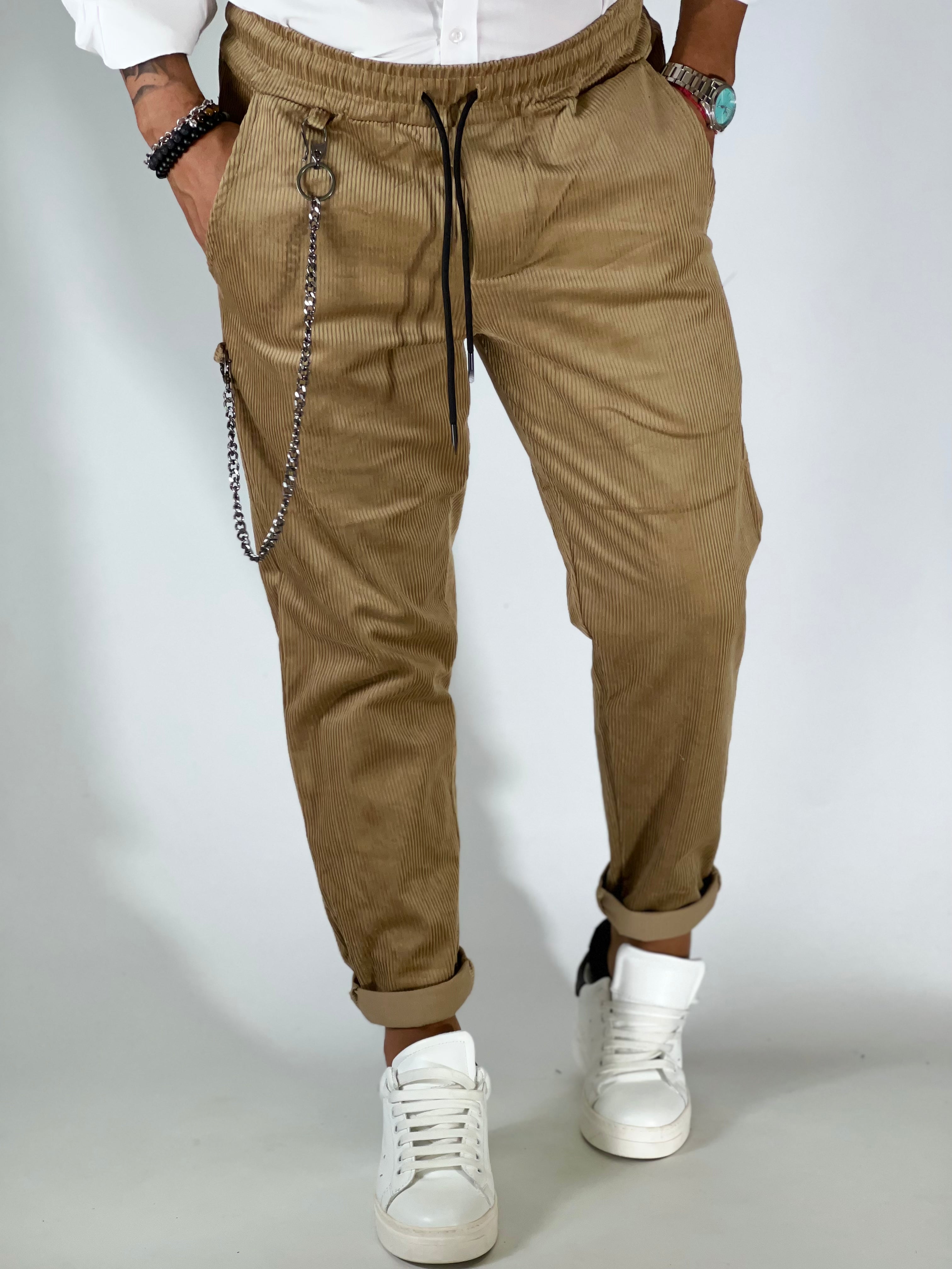 Pantalaccio velluto cammello ZARA50