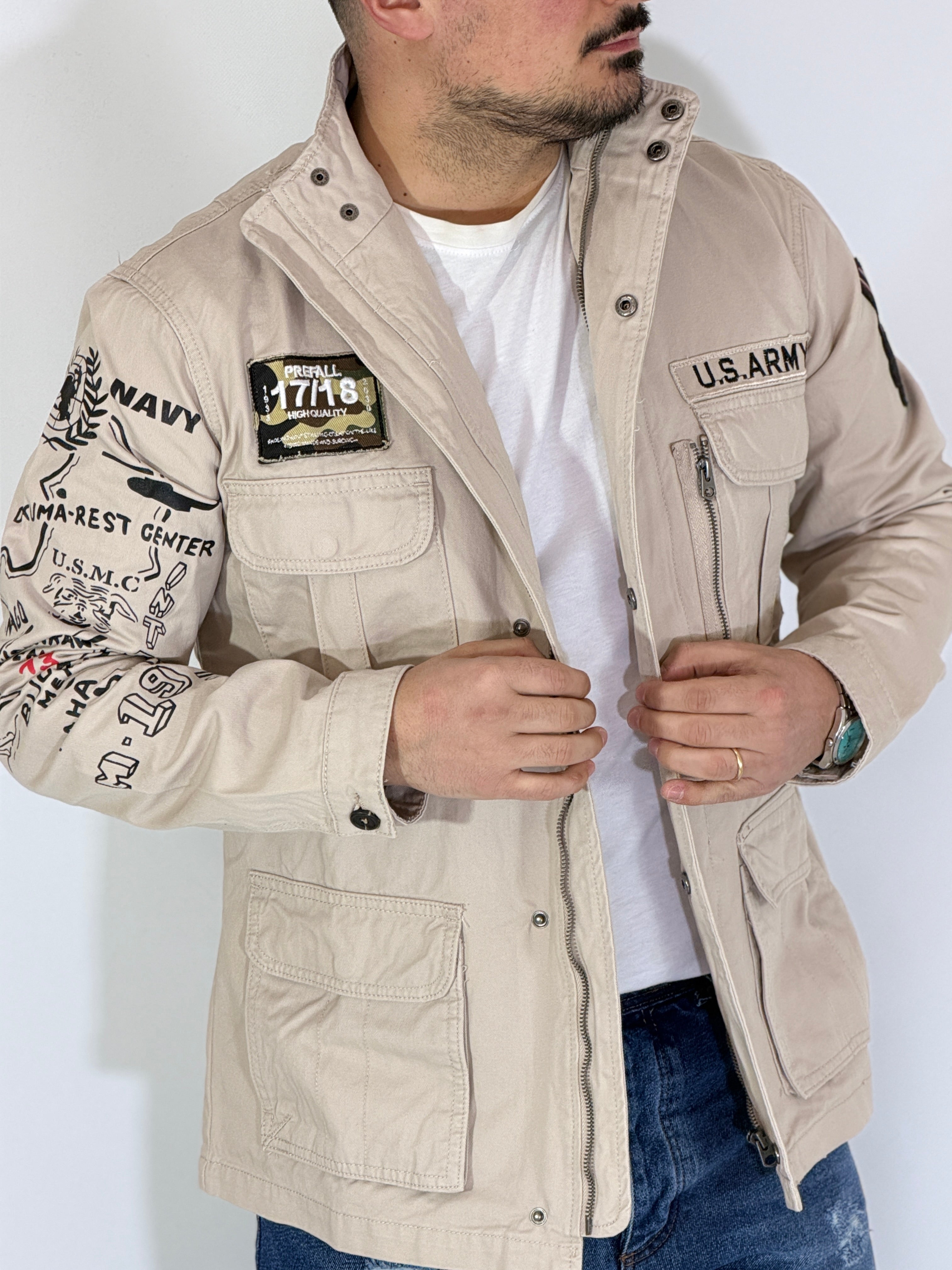 Field jacket beige LANCASTER