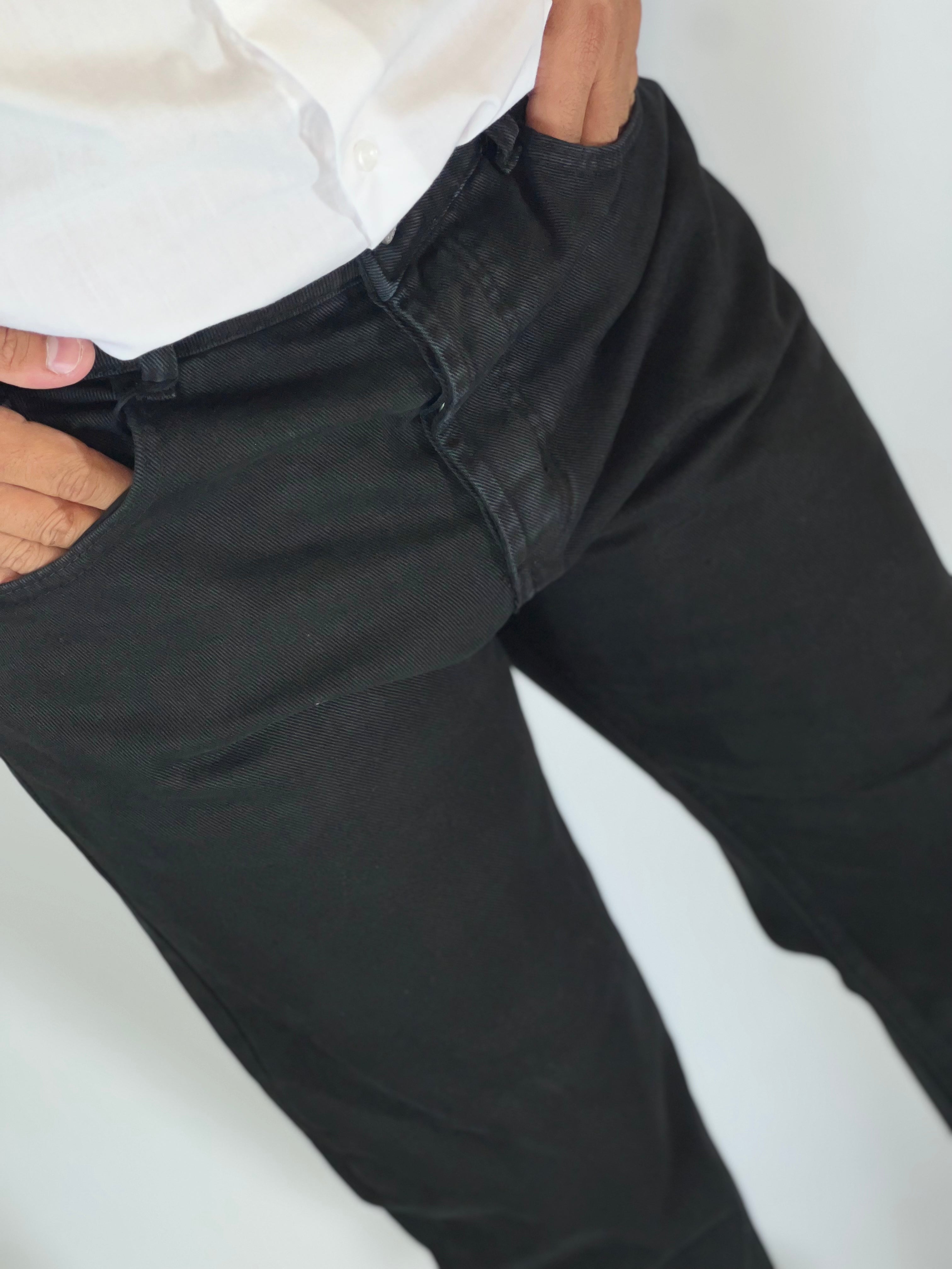 Pantalone loose fit nero PONTE15