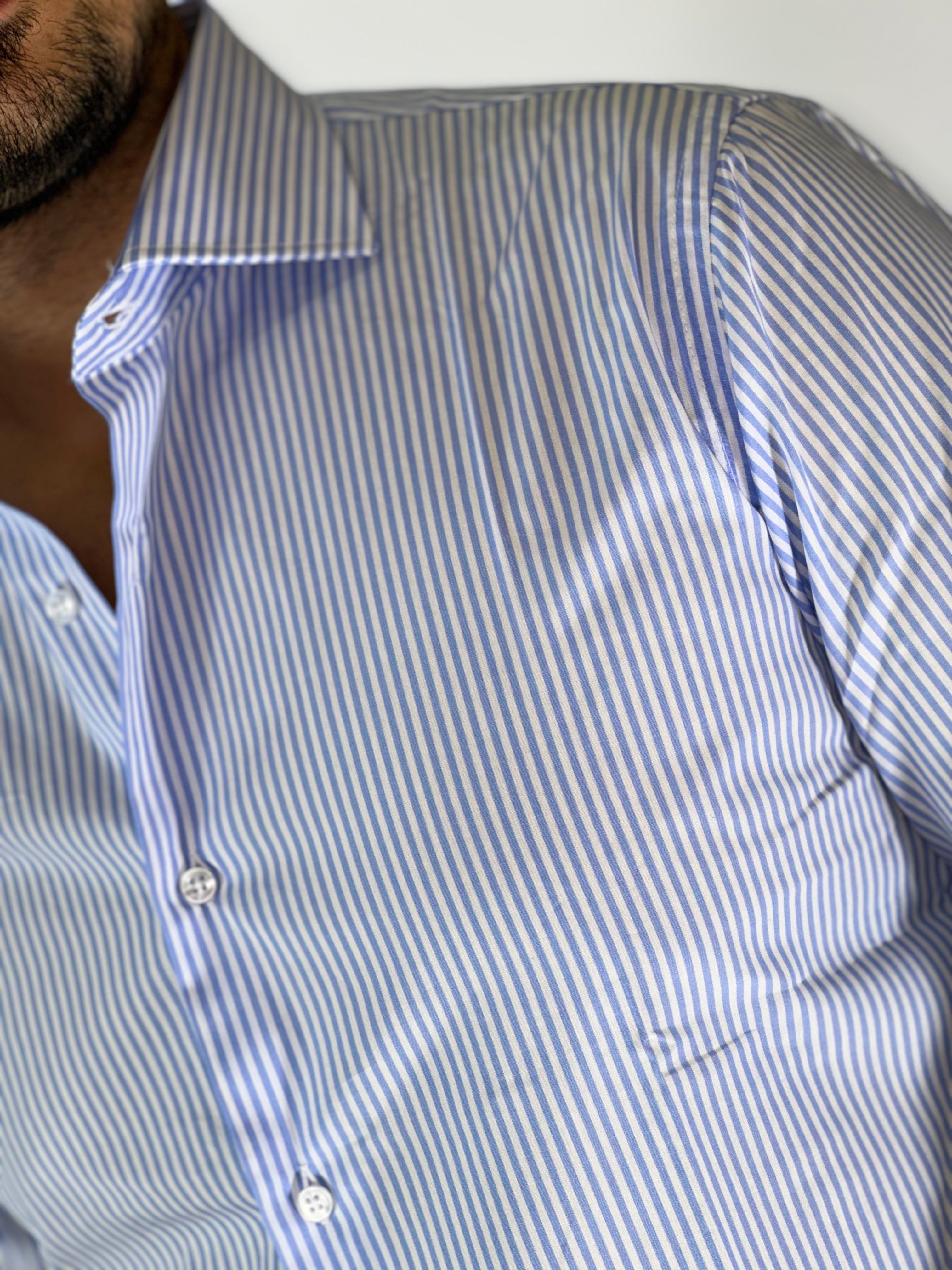 Camicia intermedia cielo MIGLIACCIO