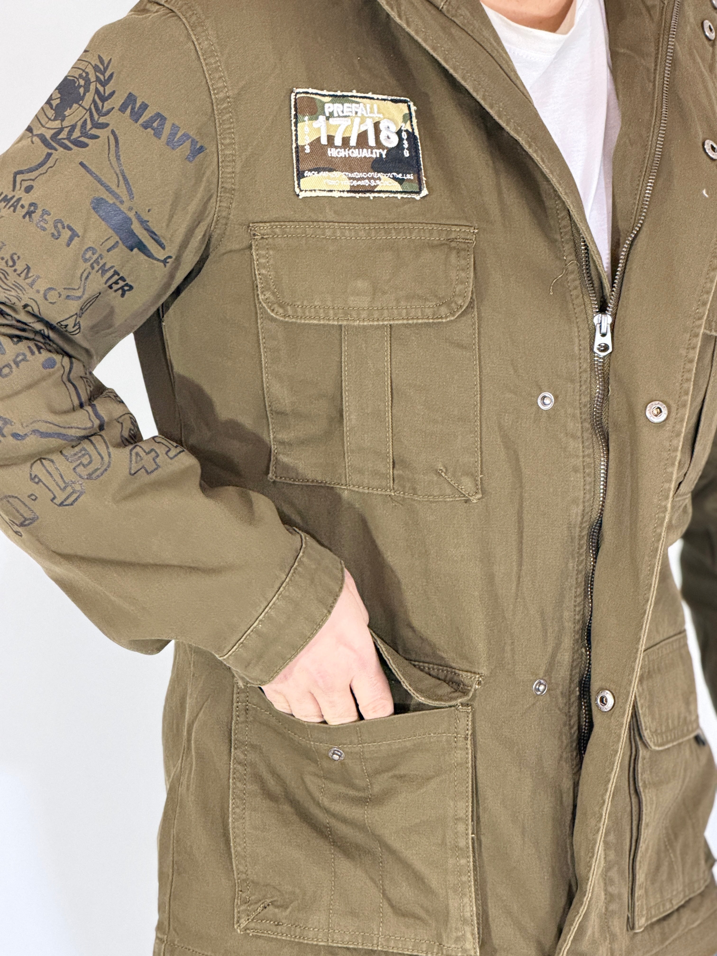 Field jacket verde LANCASTER