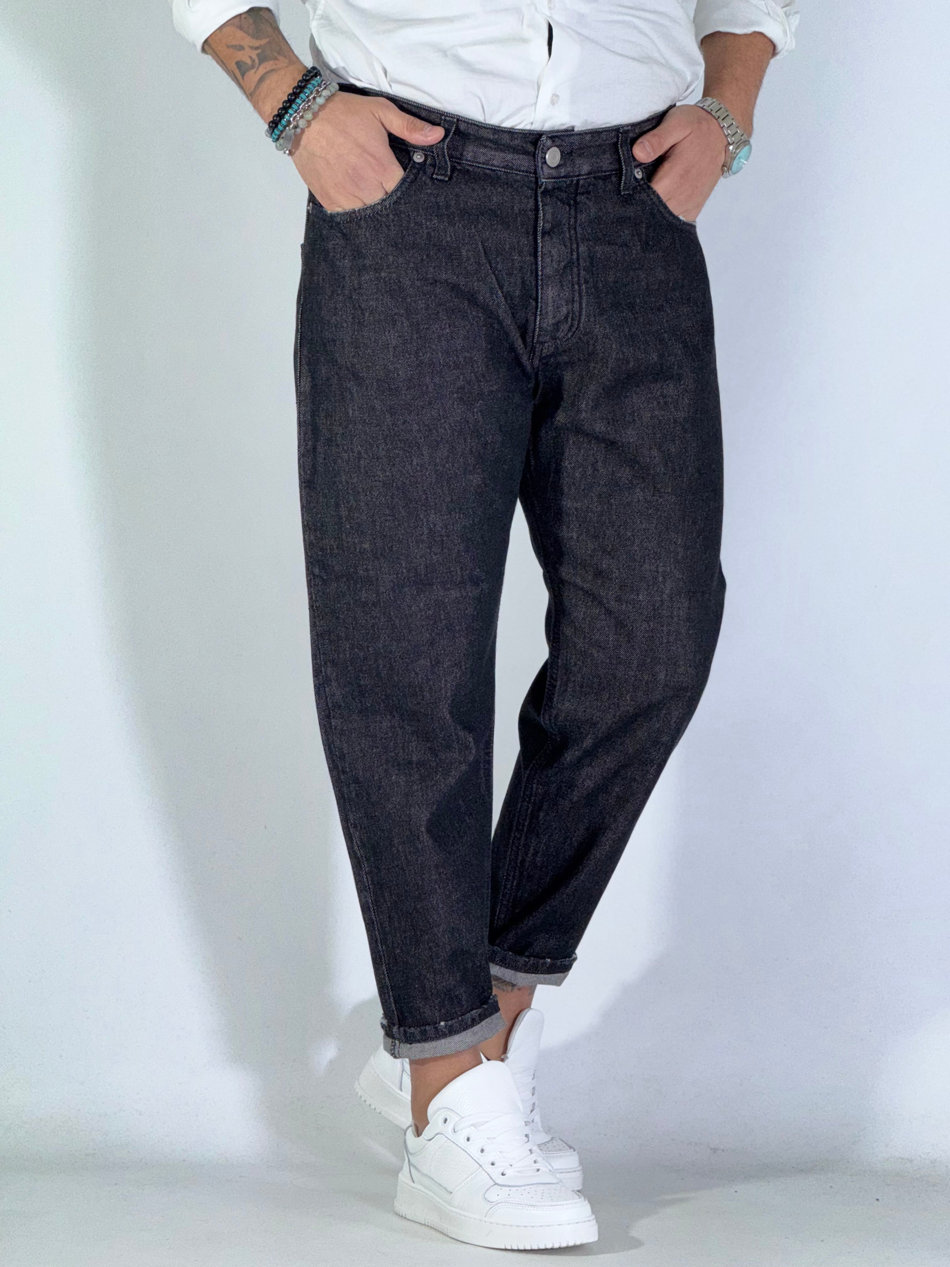 Jeans carrot denim black 2N2T