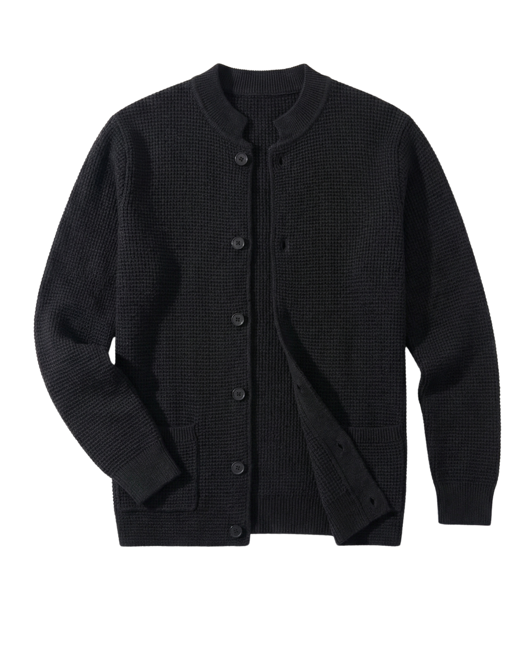 Seven · Cardigan coreano nero