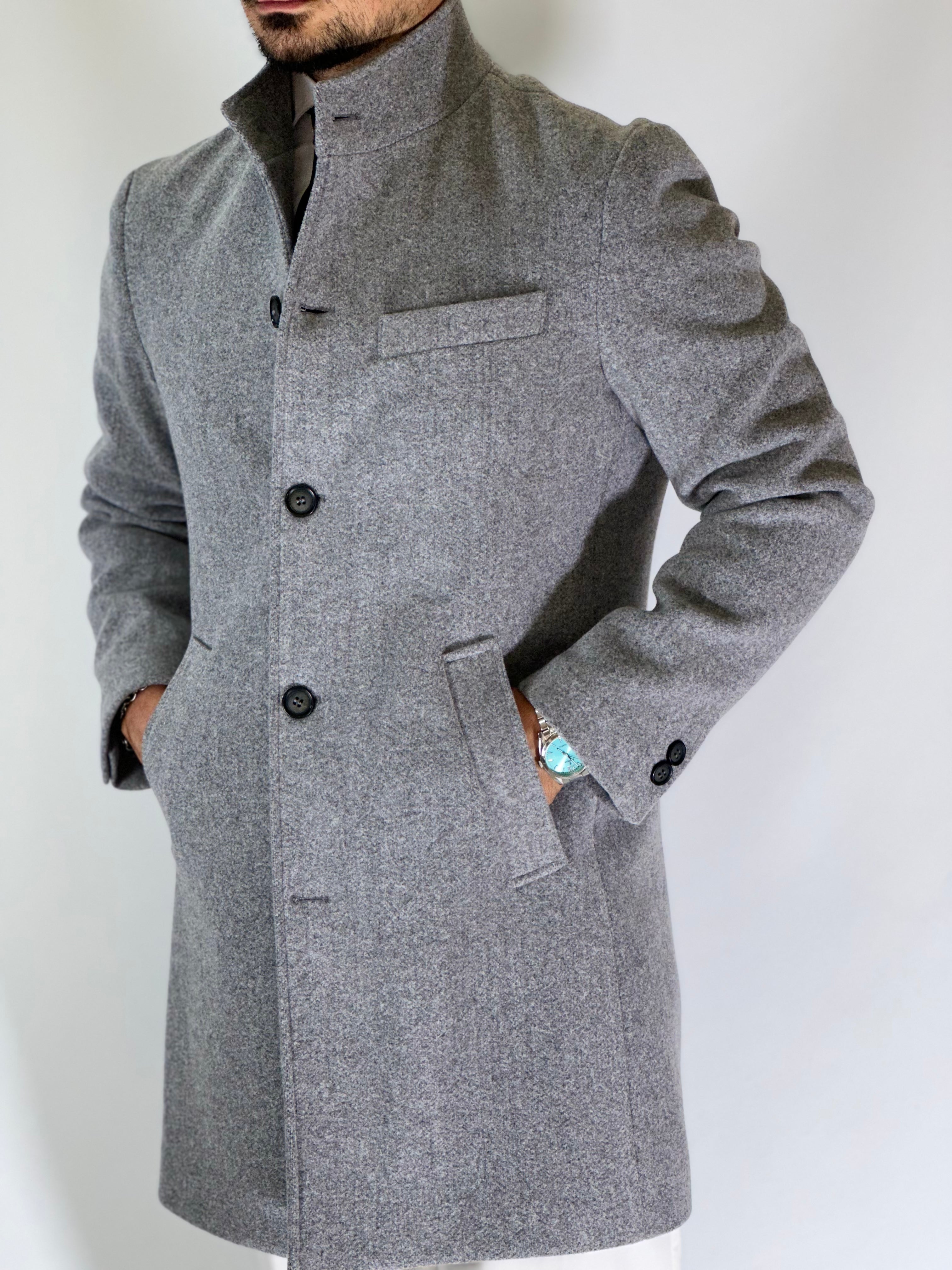 Cappotto coreano grigio SEJONG