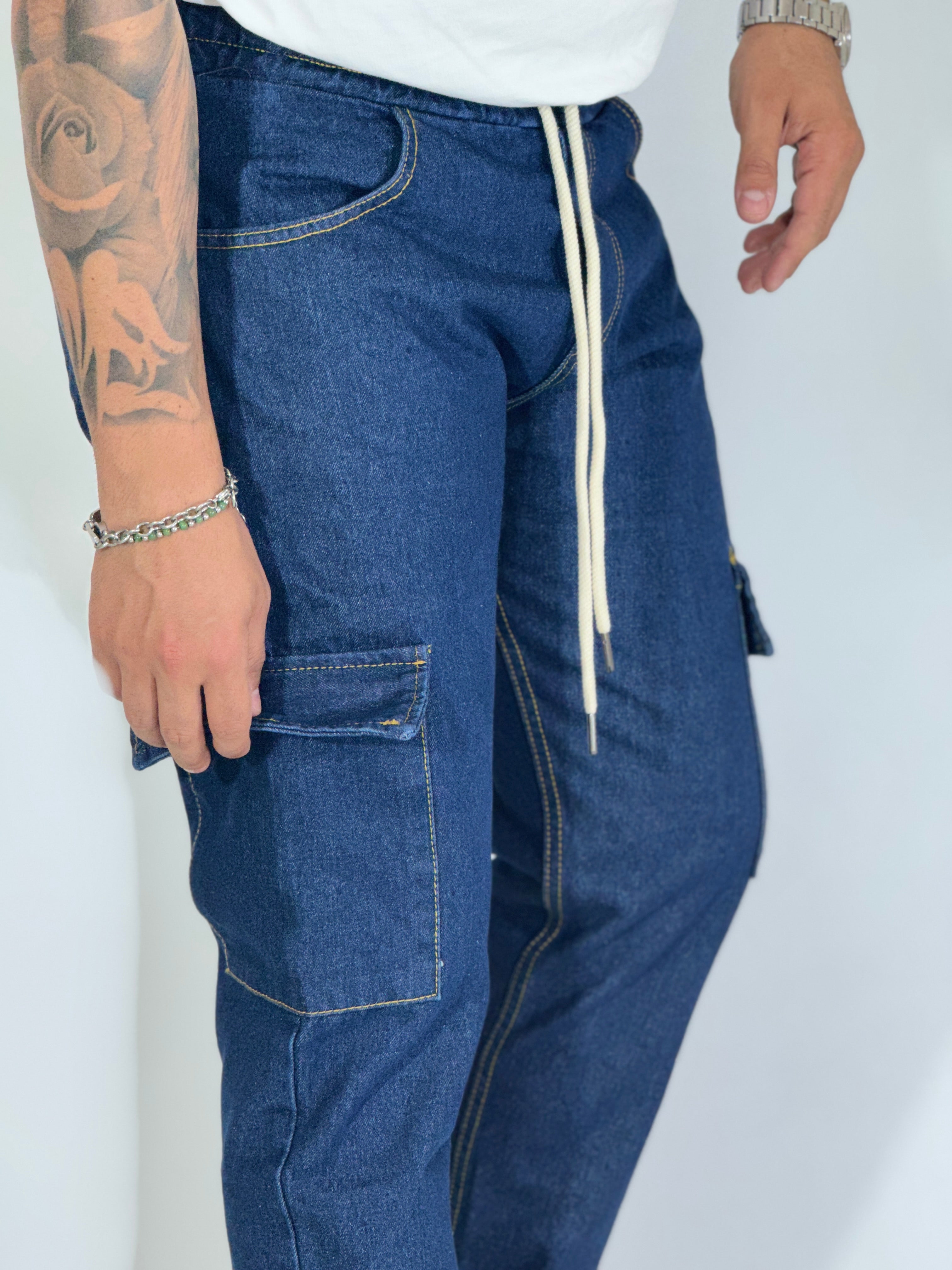 Pantalaccio jeans cargo PNL01