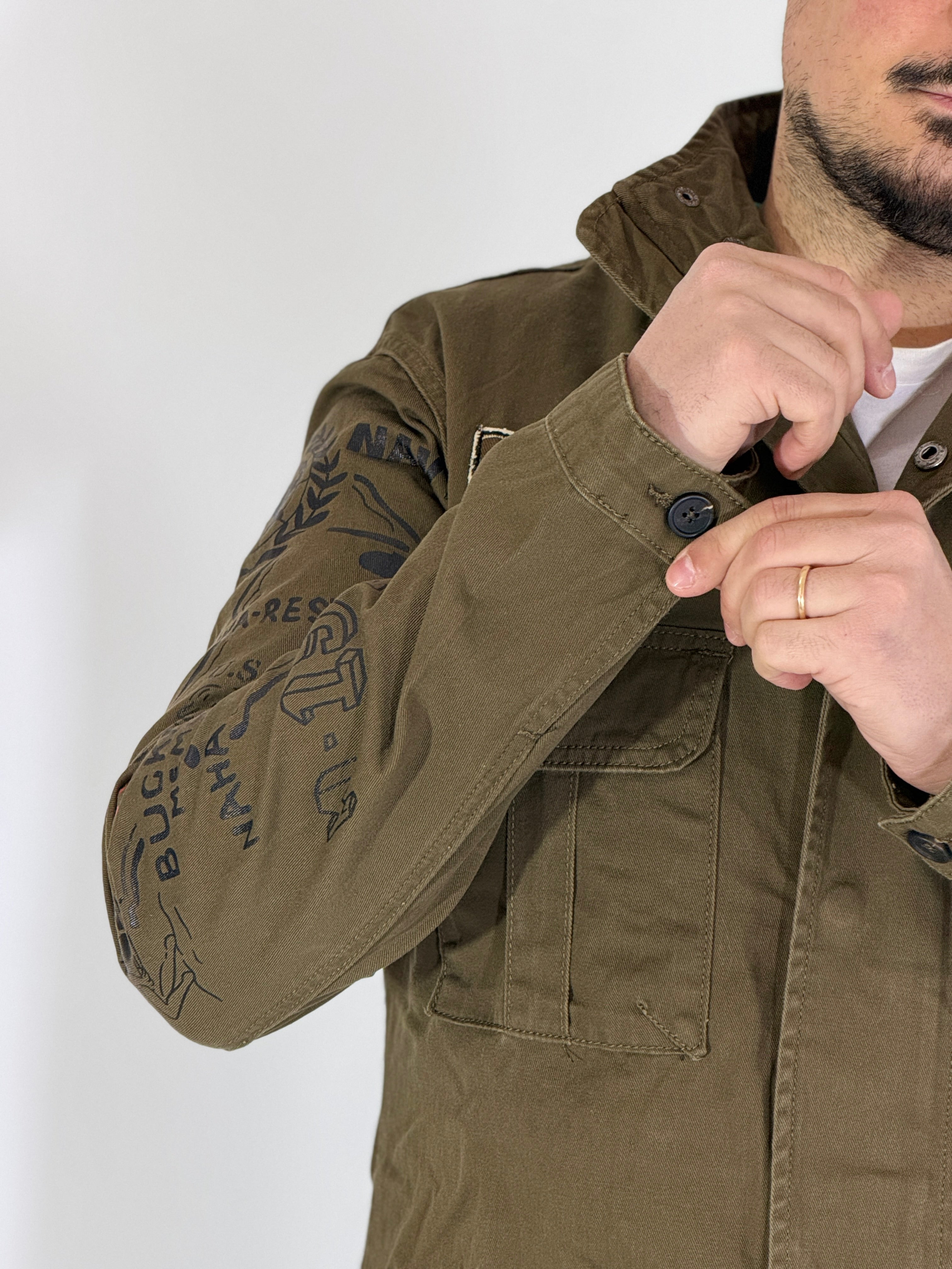 Field jacket verde LANCASTER