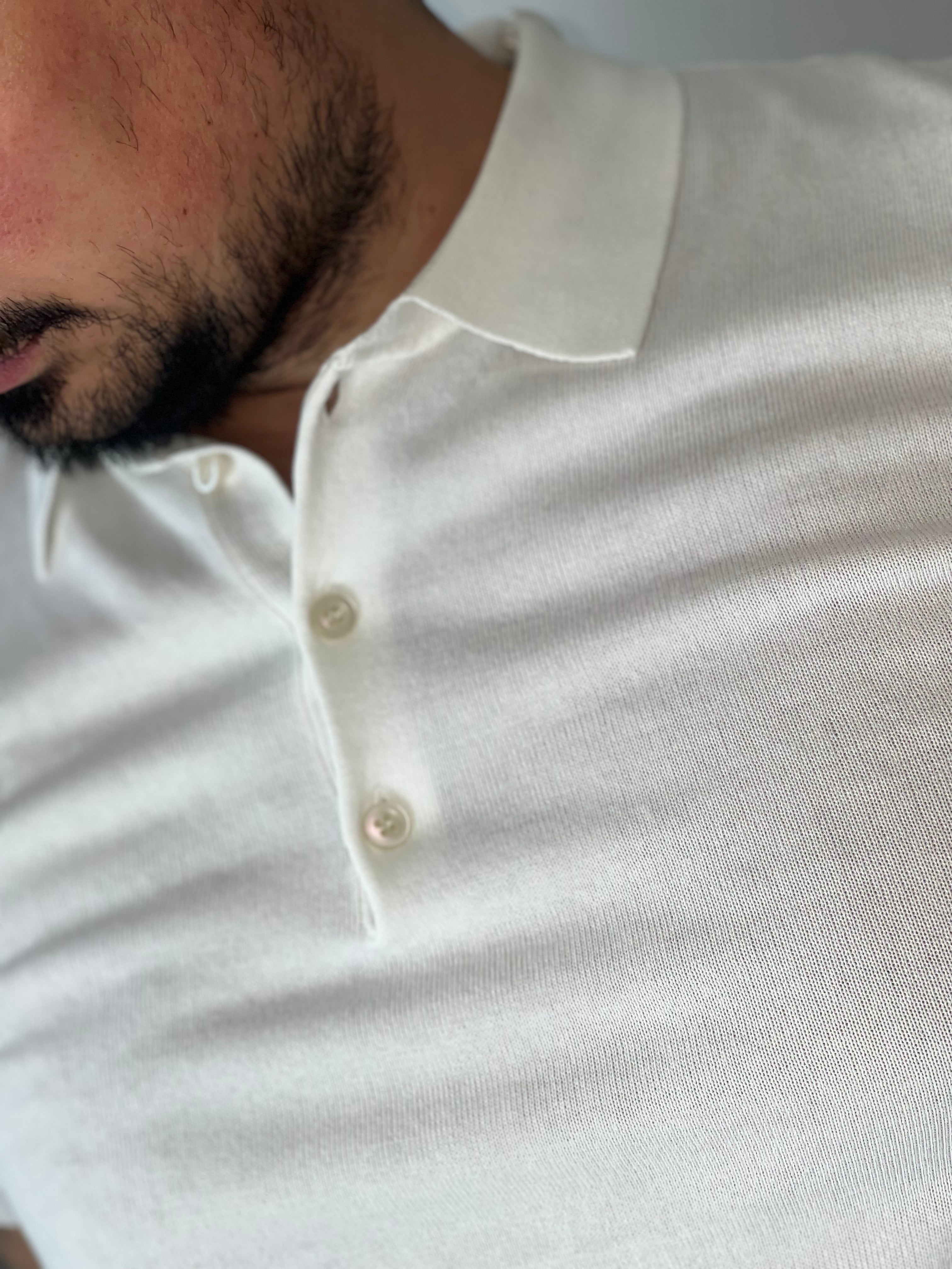 Polo mezza manica bianca ART MT966
