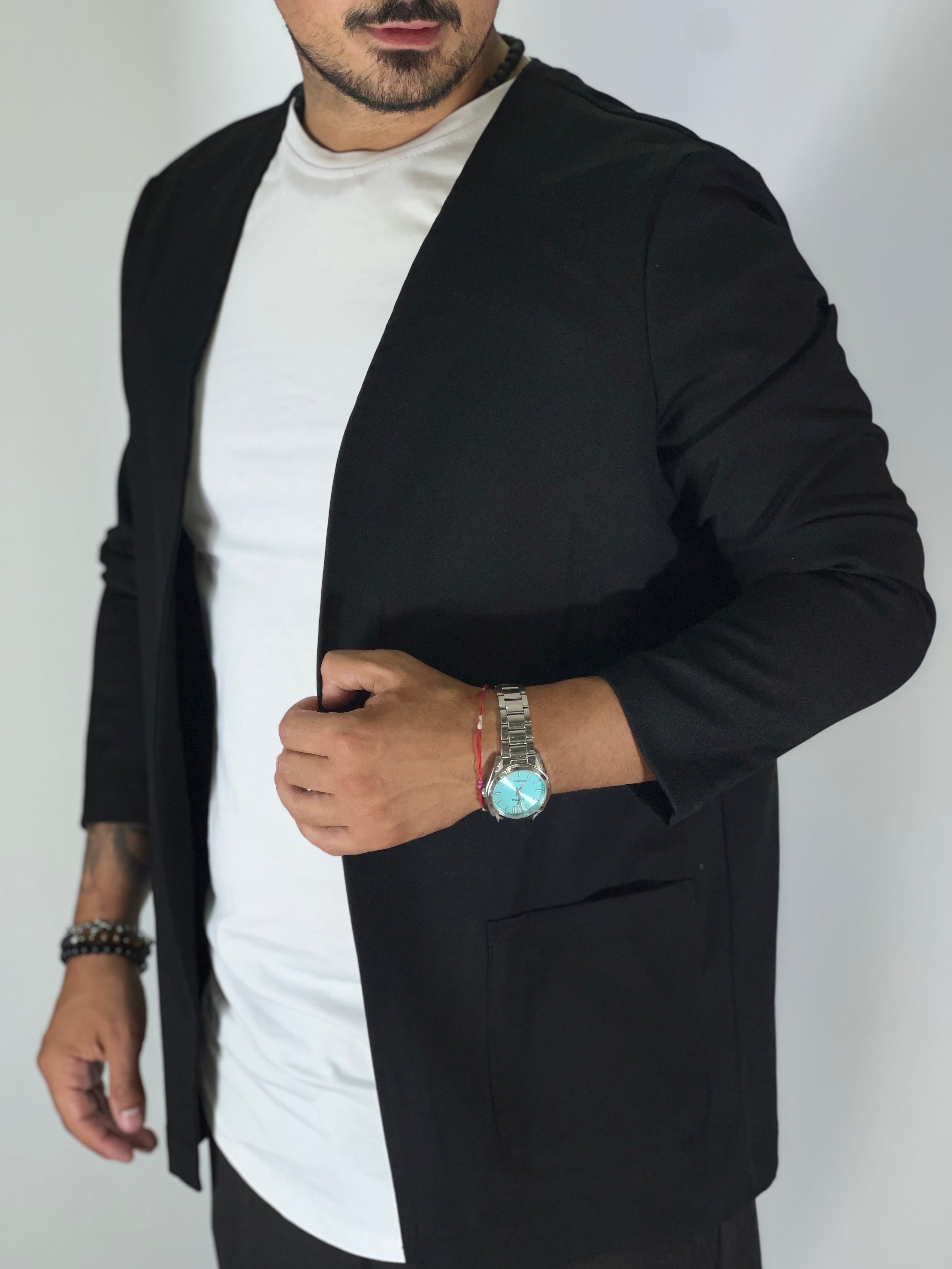 Giacca casual nera DC9076