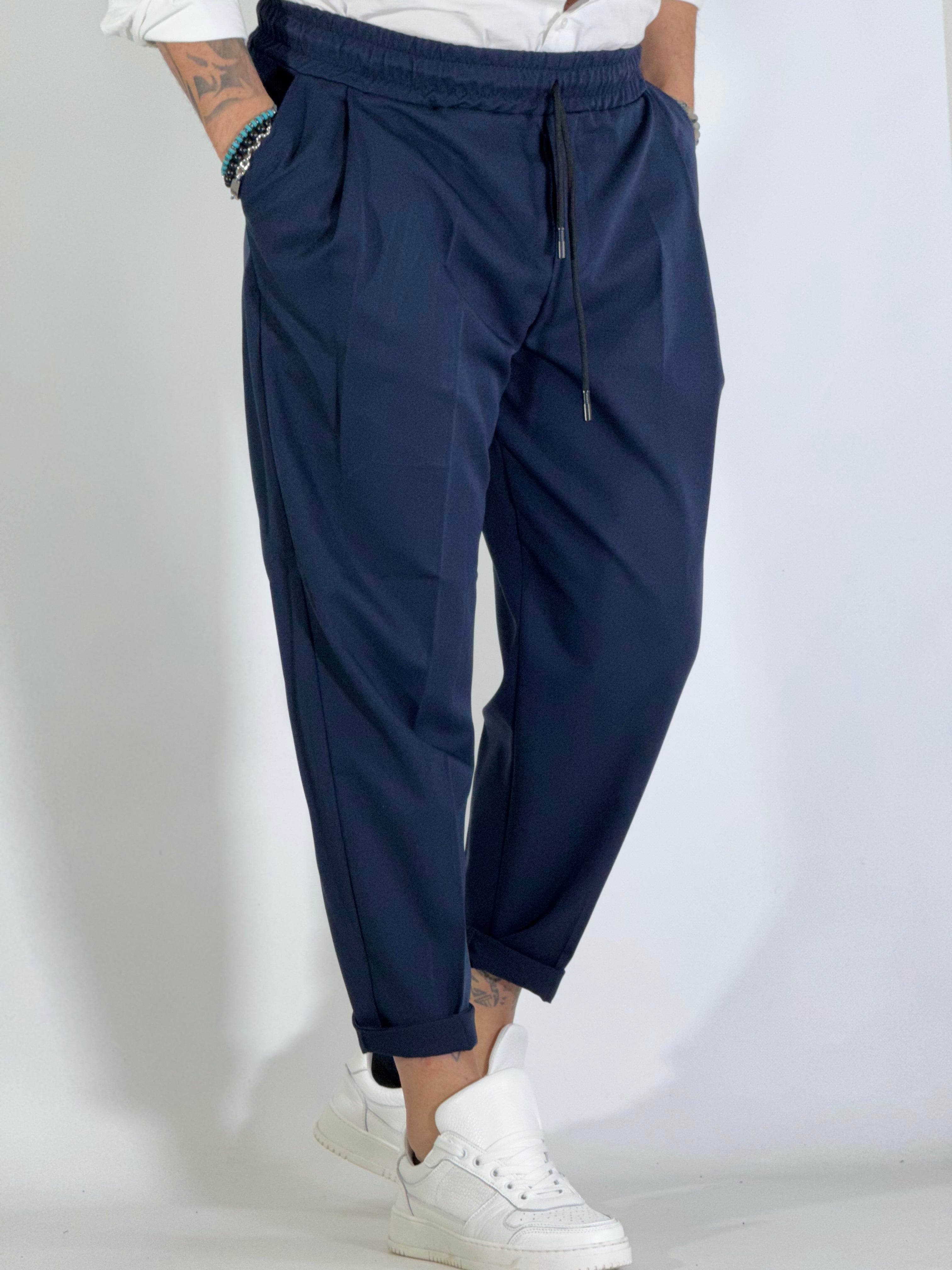 Havana · Pantalaccio japan con pinces blu