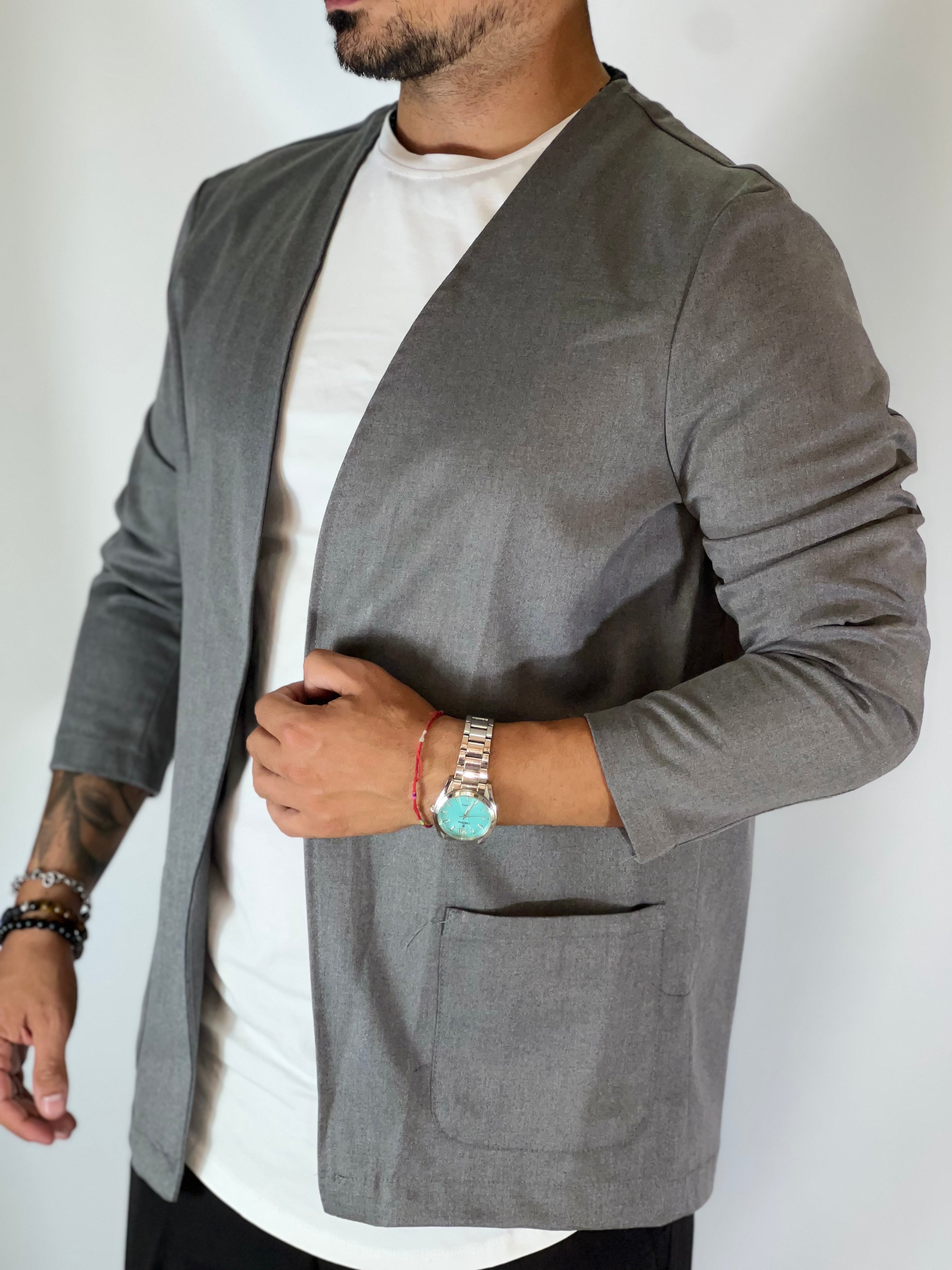 Giacca casual grigia DC9076