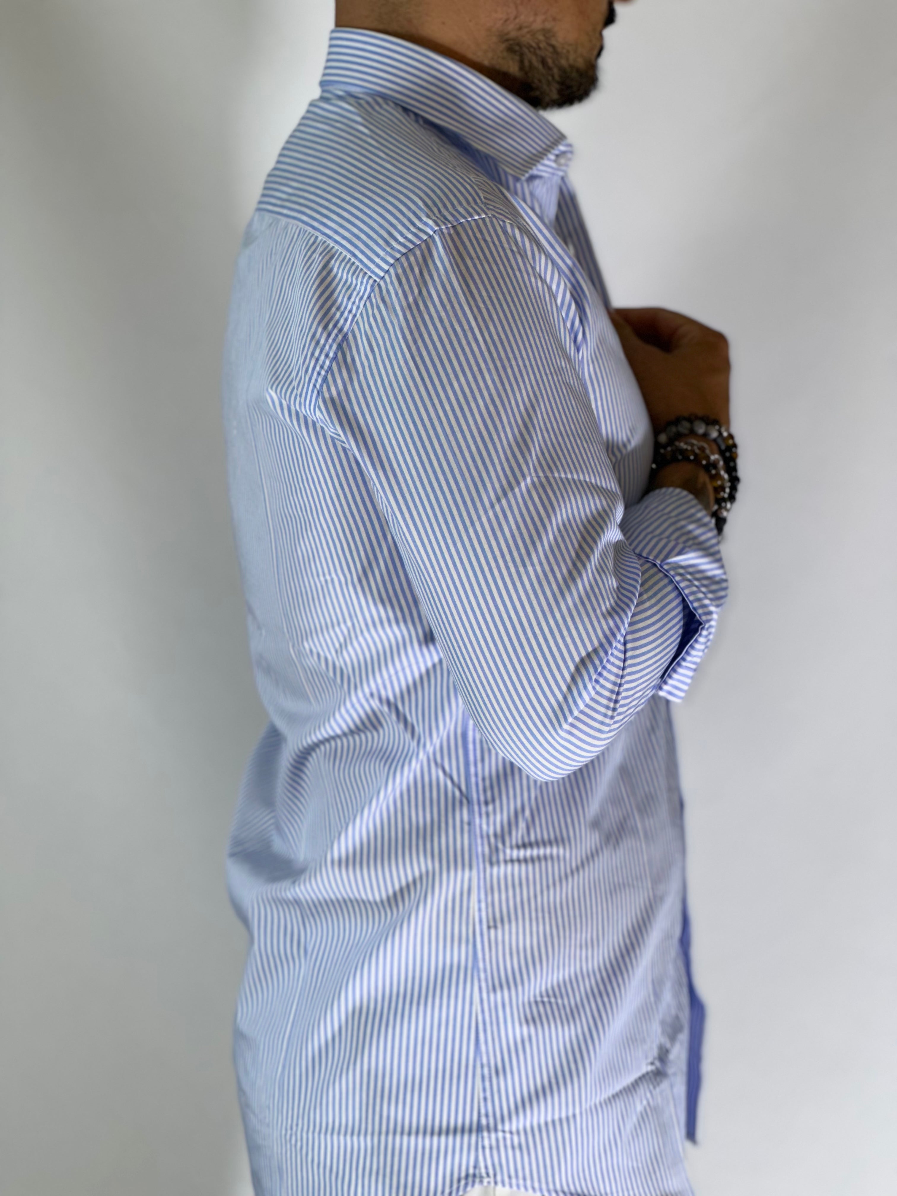 Camicia intermedia cielo MIGLIACCIO