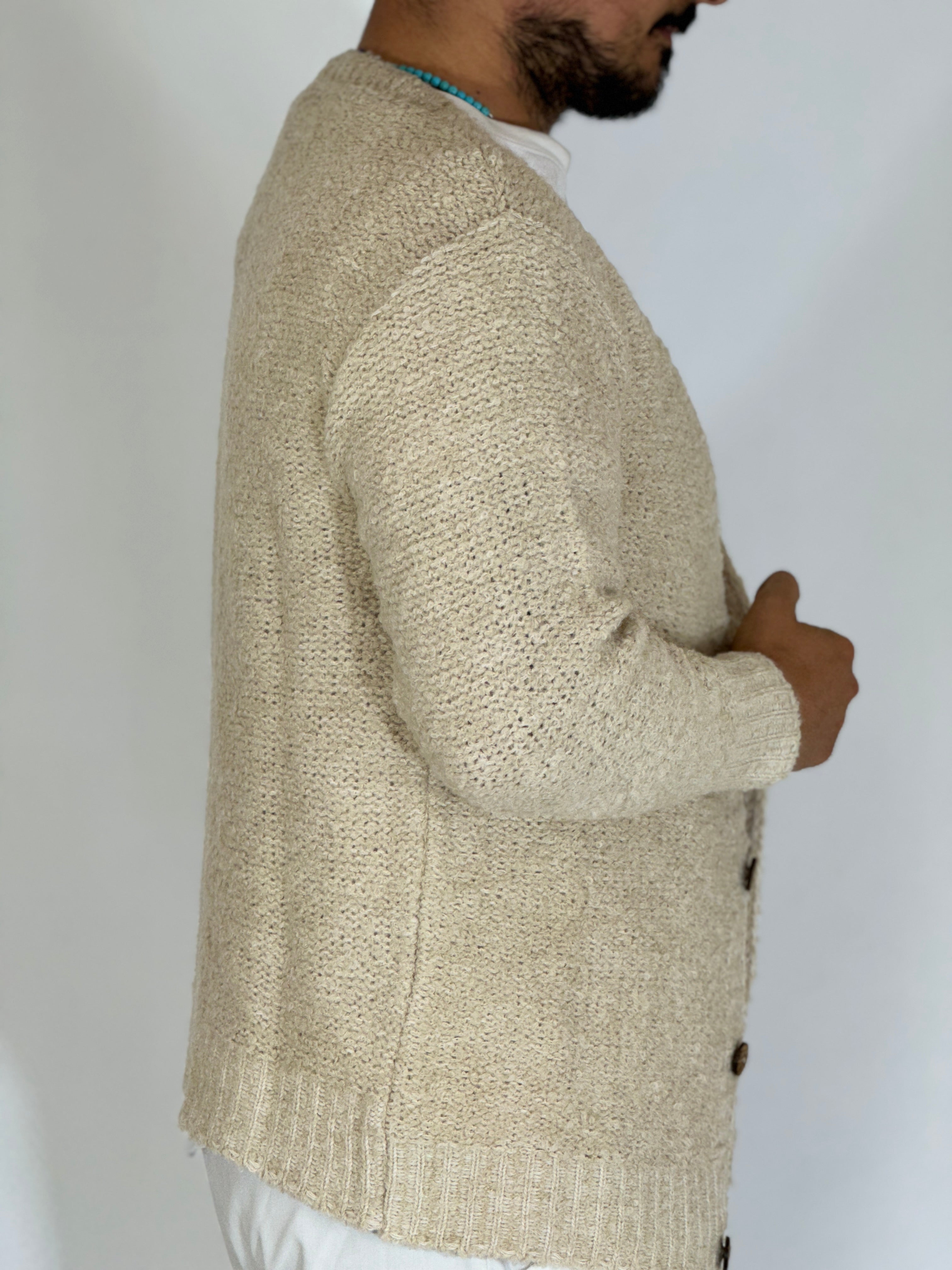 Cardigan boucler corda SER A424