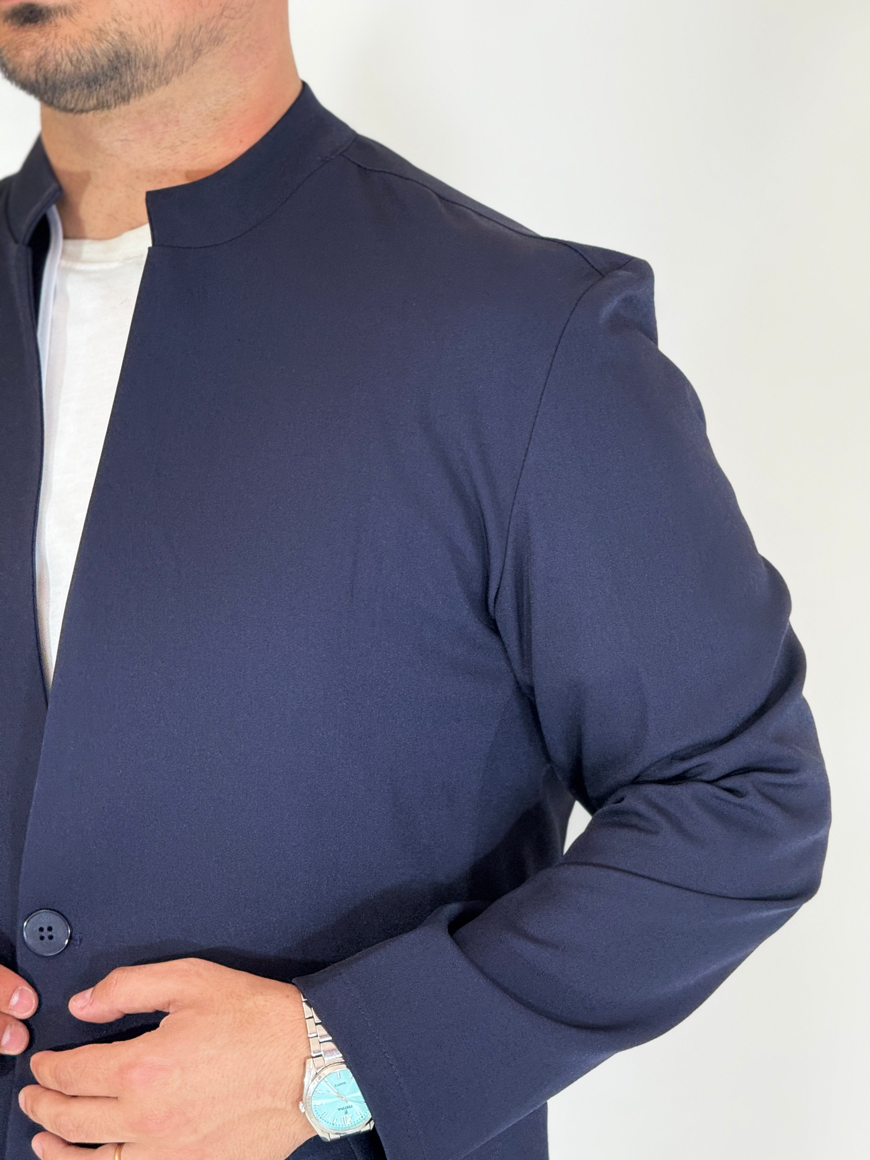 Abito coreano blu LW256061