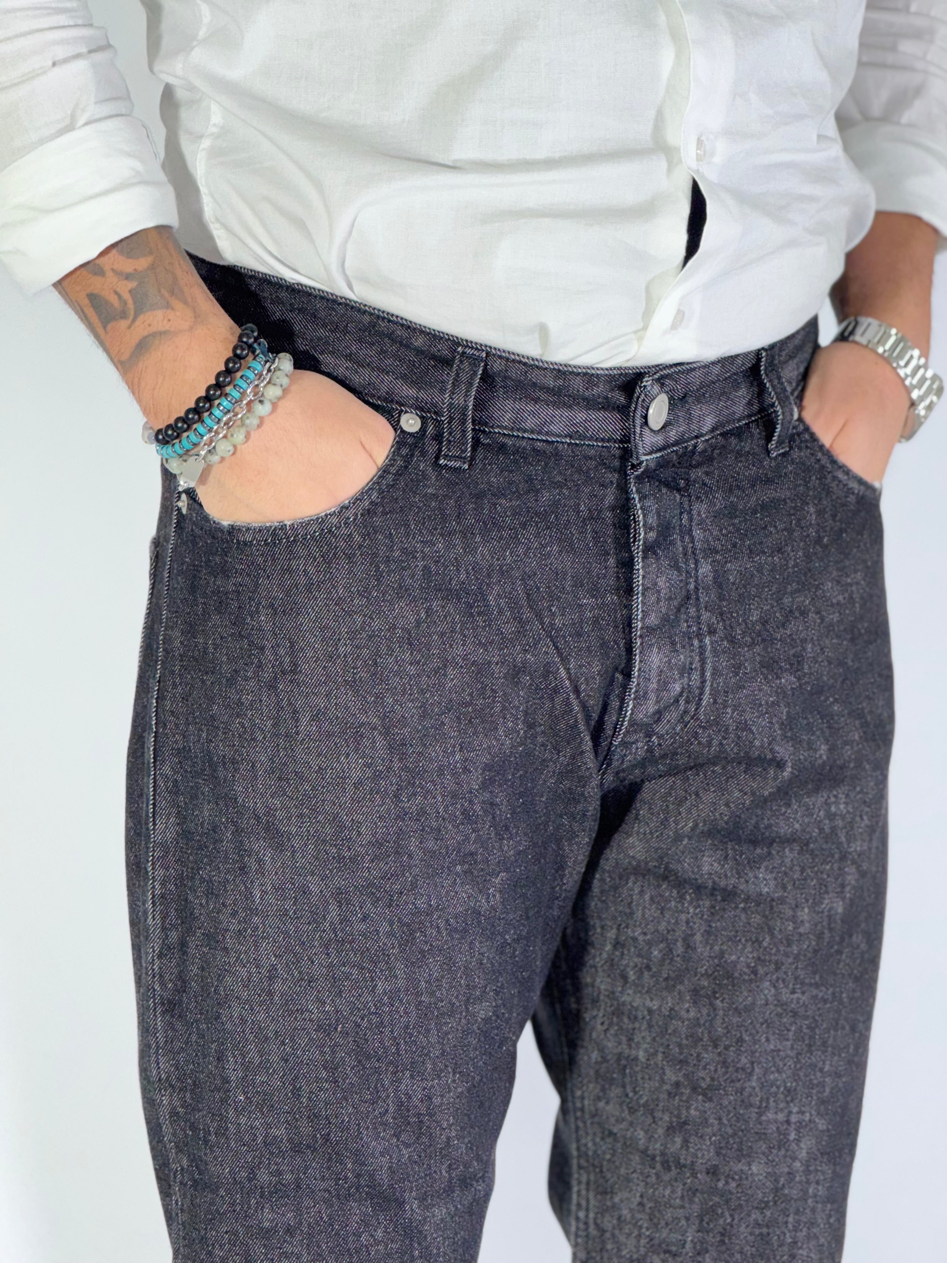 Jeans carrot denim black 2N2T