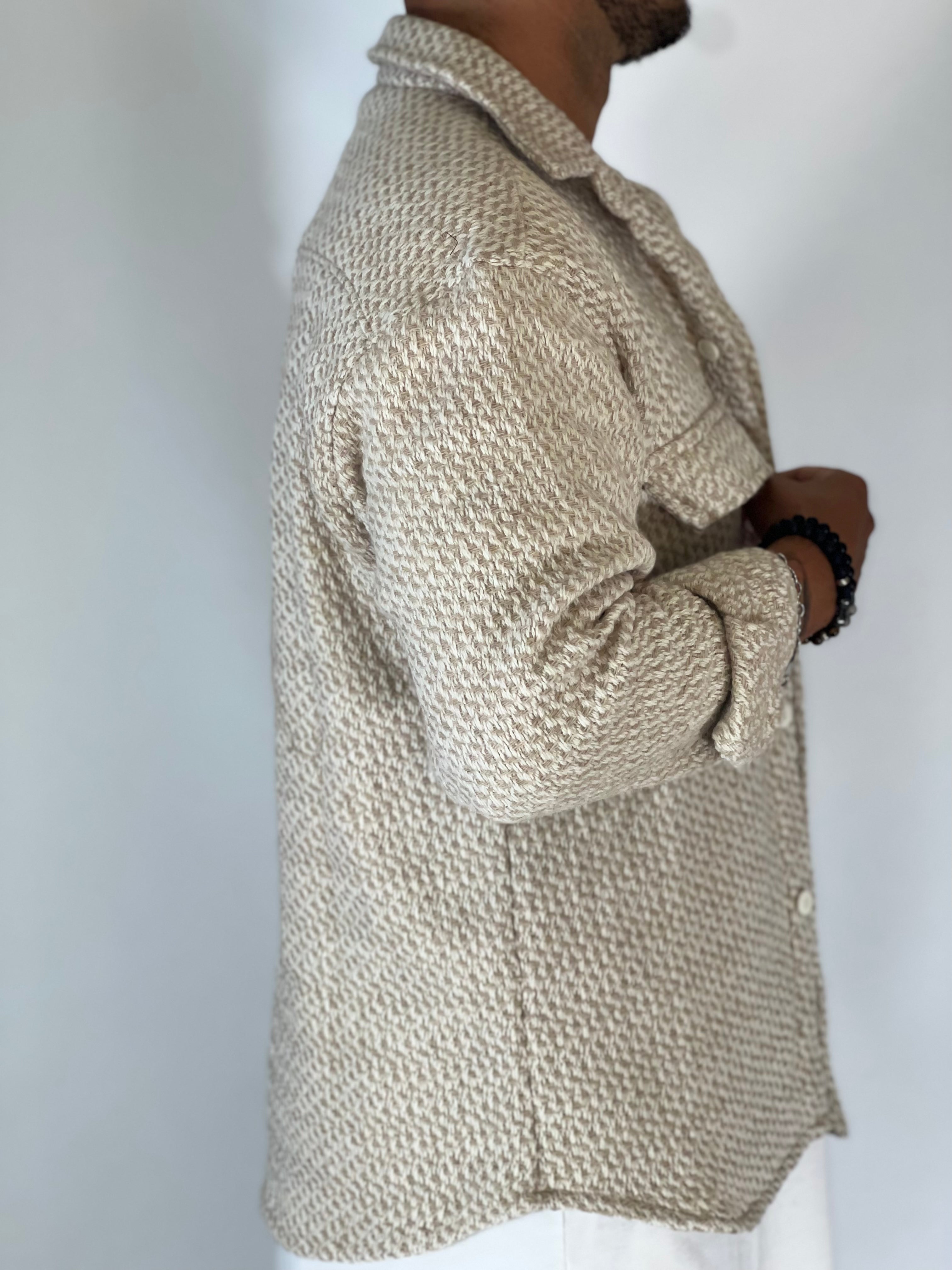 Camicione intreccio beige DC9304